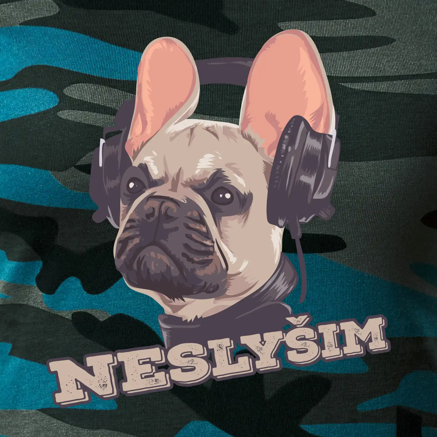 Francouzský buldoček neslyším