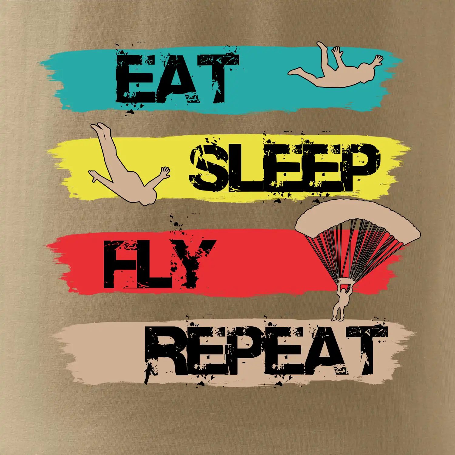 Eat Sleep Fly Repeat Paragliding