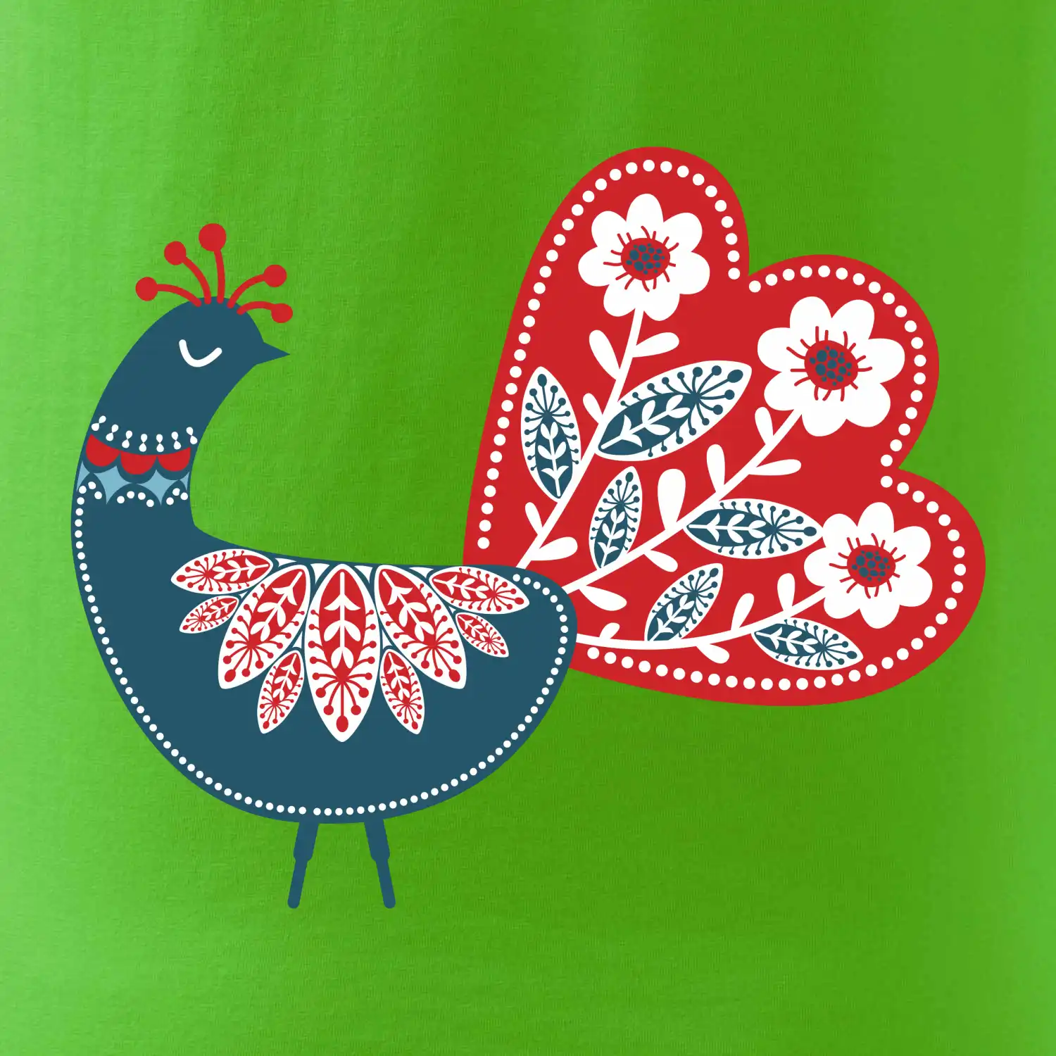 Folklor - páv modrý