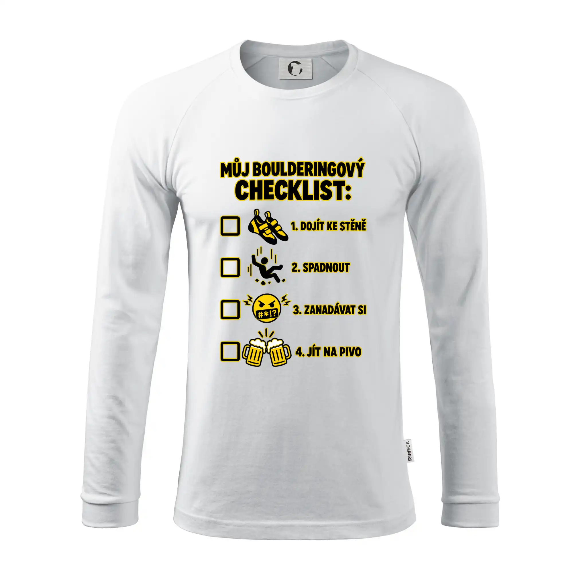 Můj boulderingový checklist
