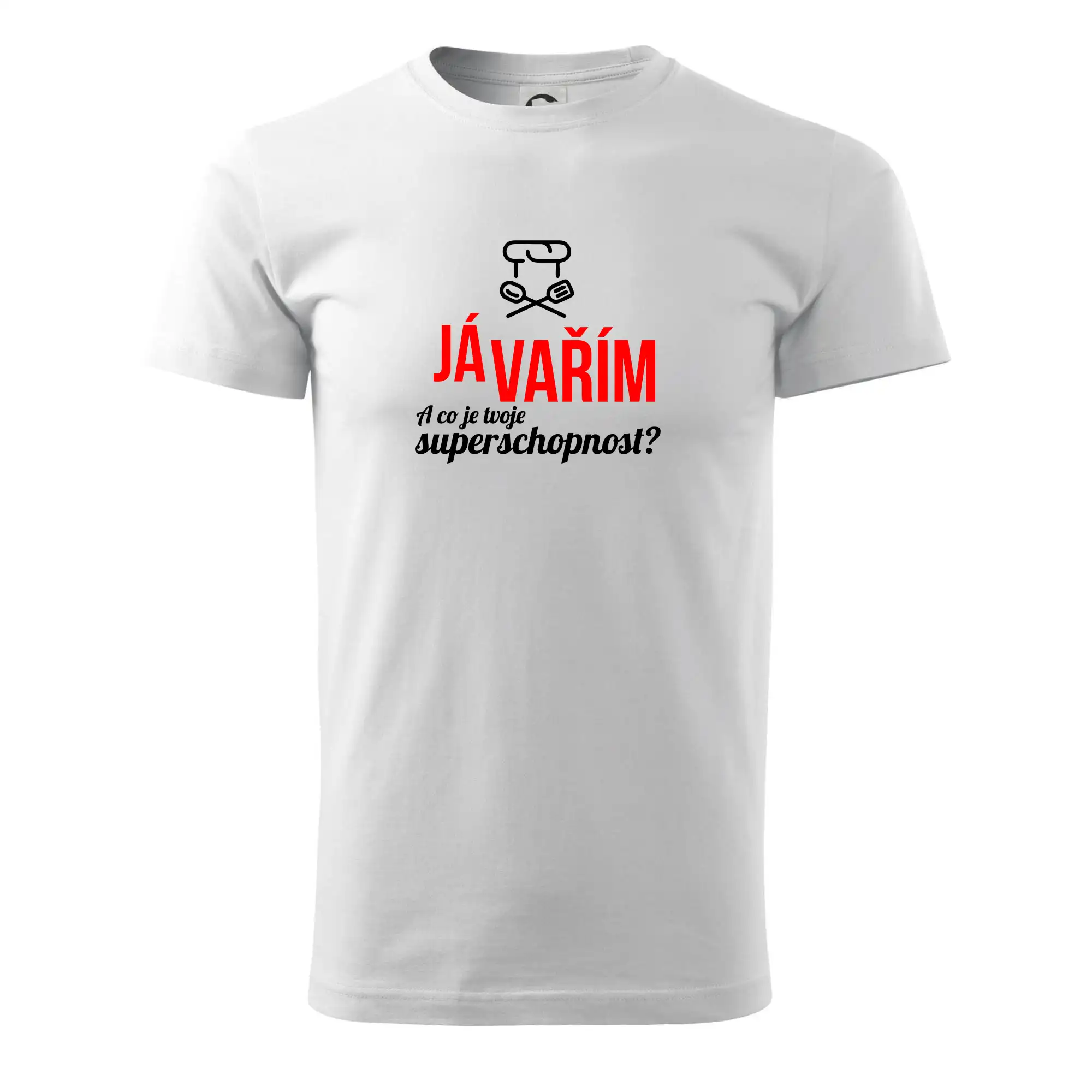 Já vařím - tvoje superschopnost? rovný nápis