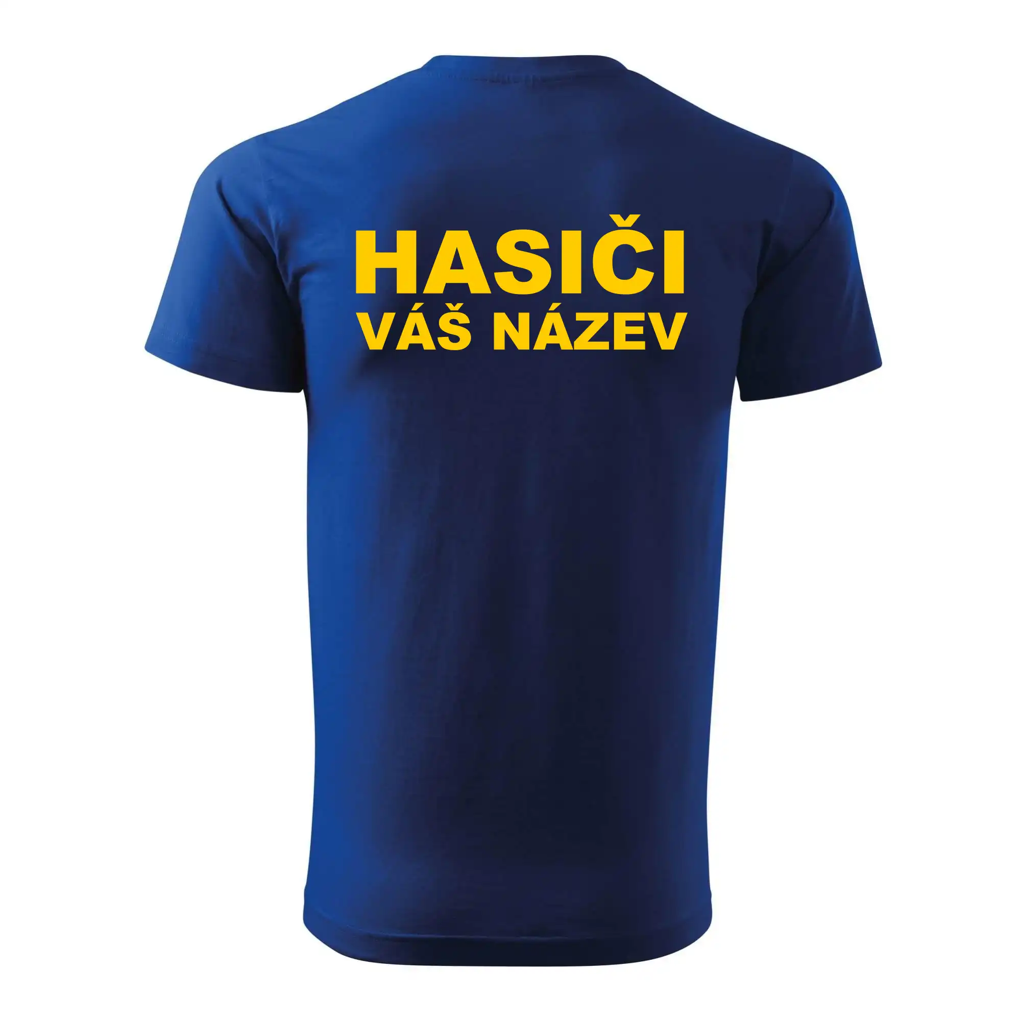 Hasiči - žlutý nápis - váš název sboru