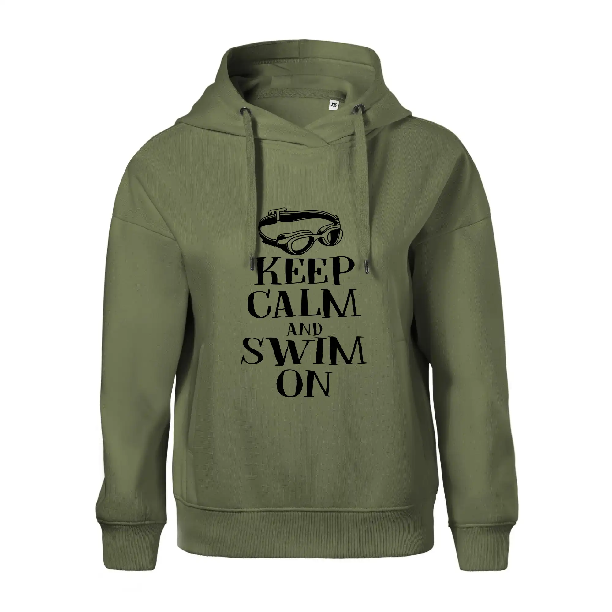 Keep calm and swim on