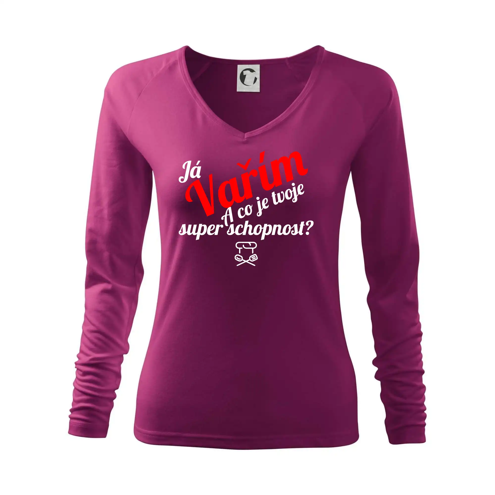 Já vařím - tvoje superschopnost? šikmý nápis