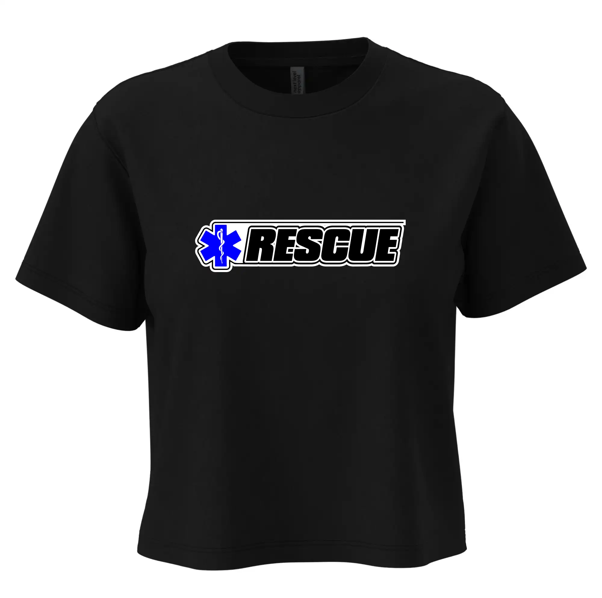 Záchranář rescue kříž modrý