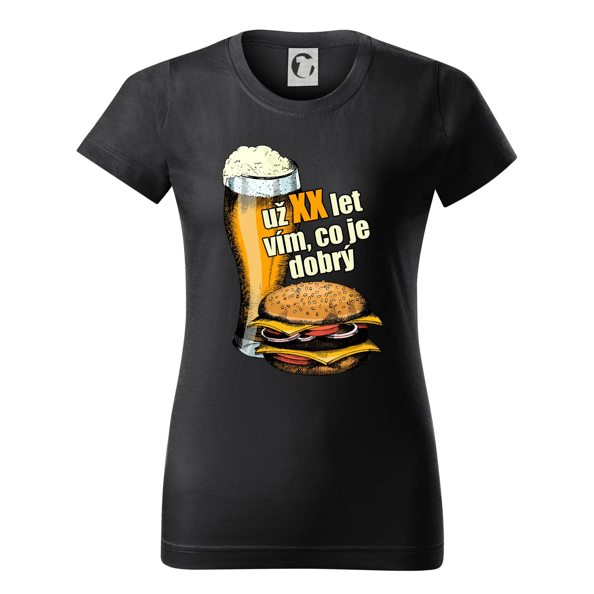 Pivo a burger vím co je dobrý