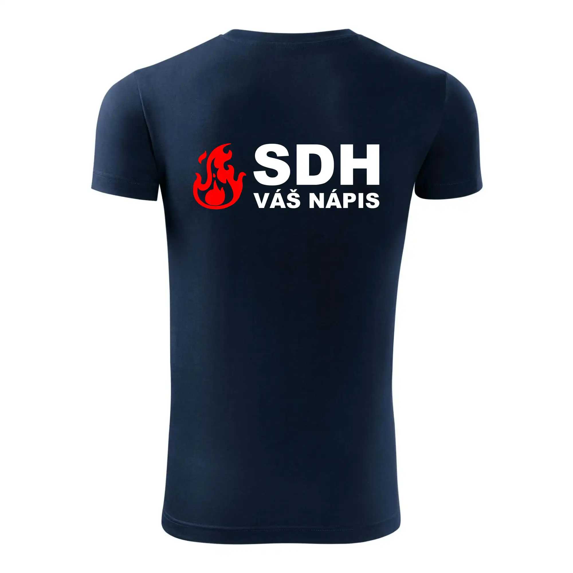 SDH nápis (oheň, název sboru - vlastní nápis)