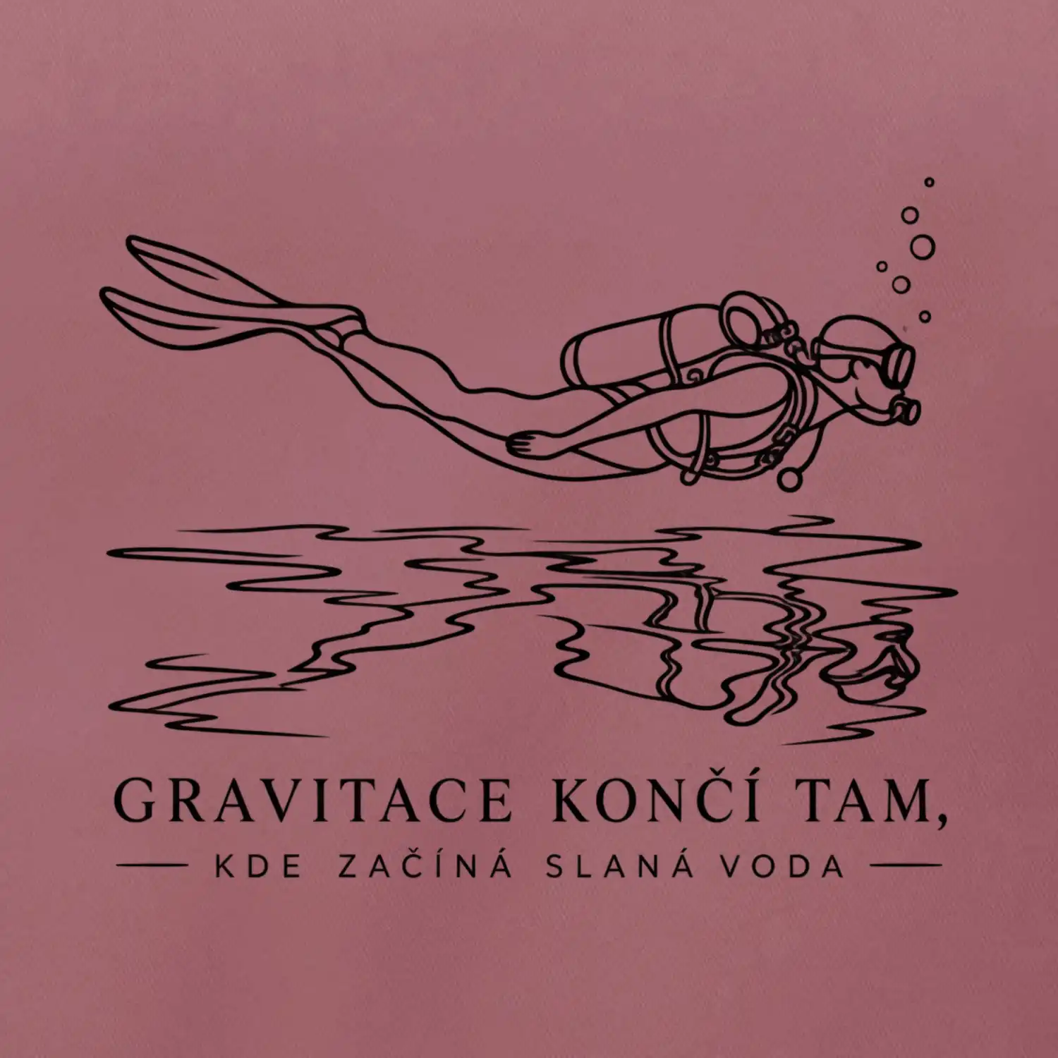 Gravitace končí ve slané vodě