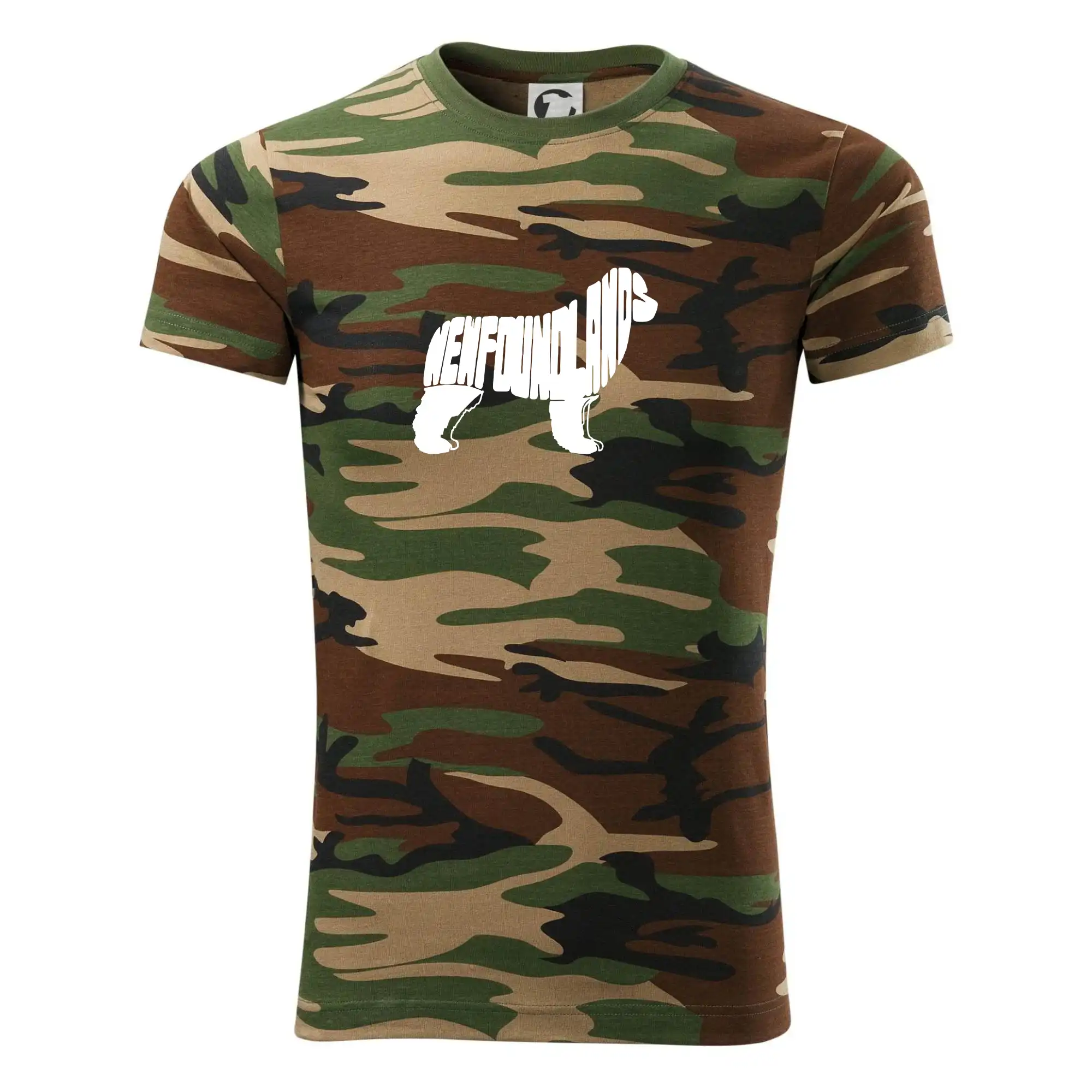 Novofundlandský pes - nápis v tělě