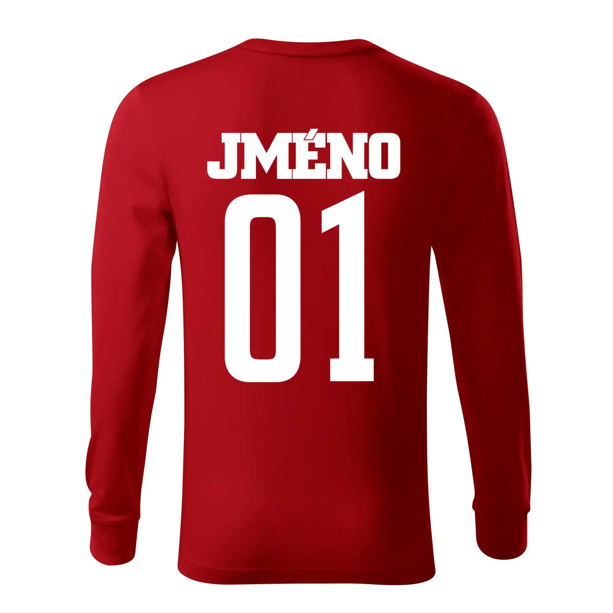Fotbalový dres - vlastní jméno a číslo