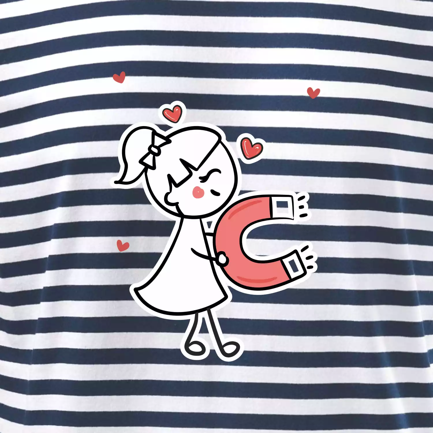 Párový motiv - panáček a magnet