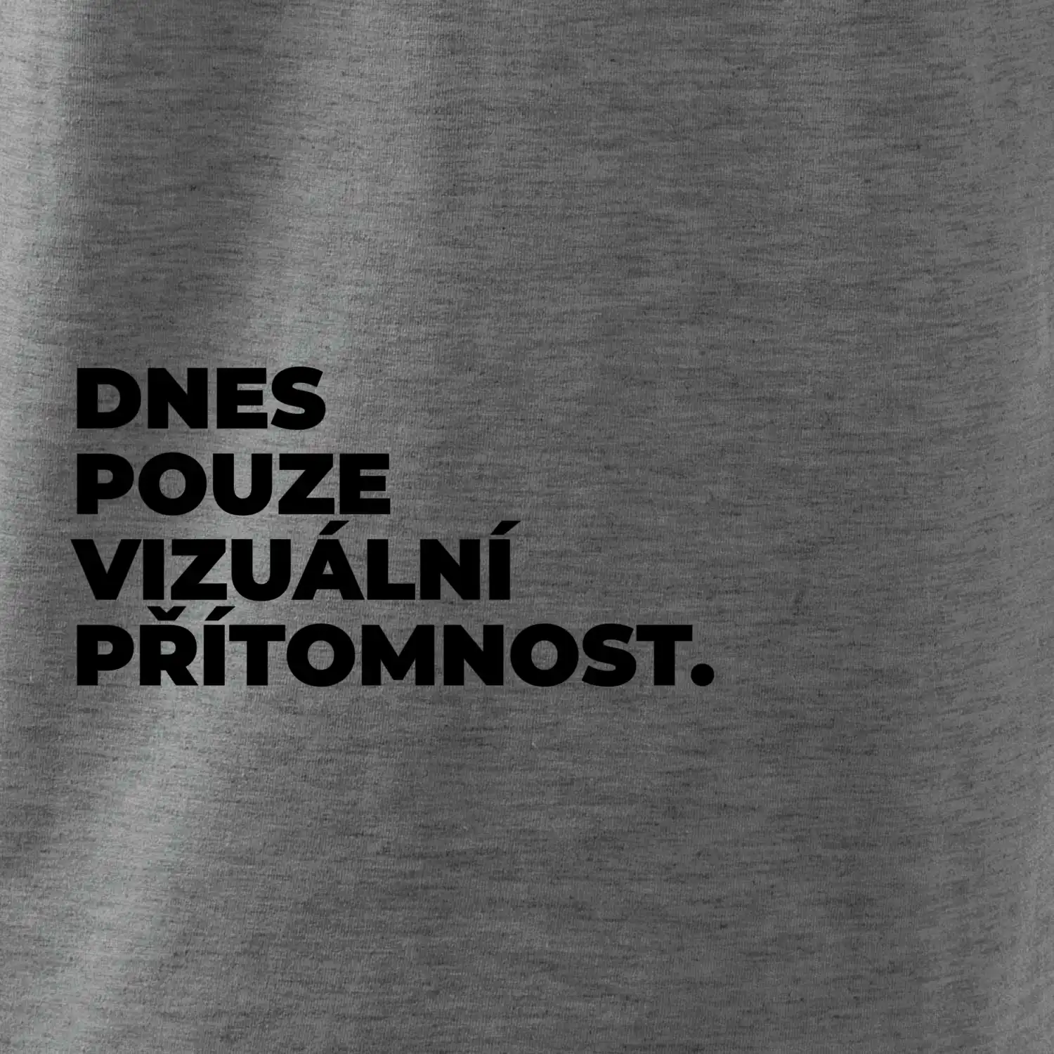 DNES POUZE VIZUÁLNÍ PŘÍTOMNOST.