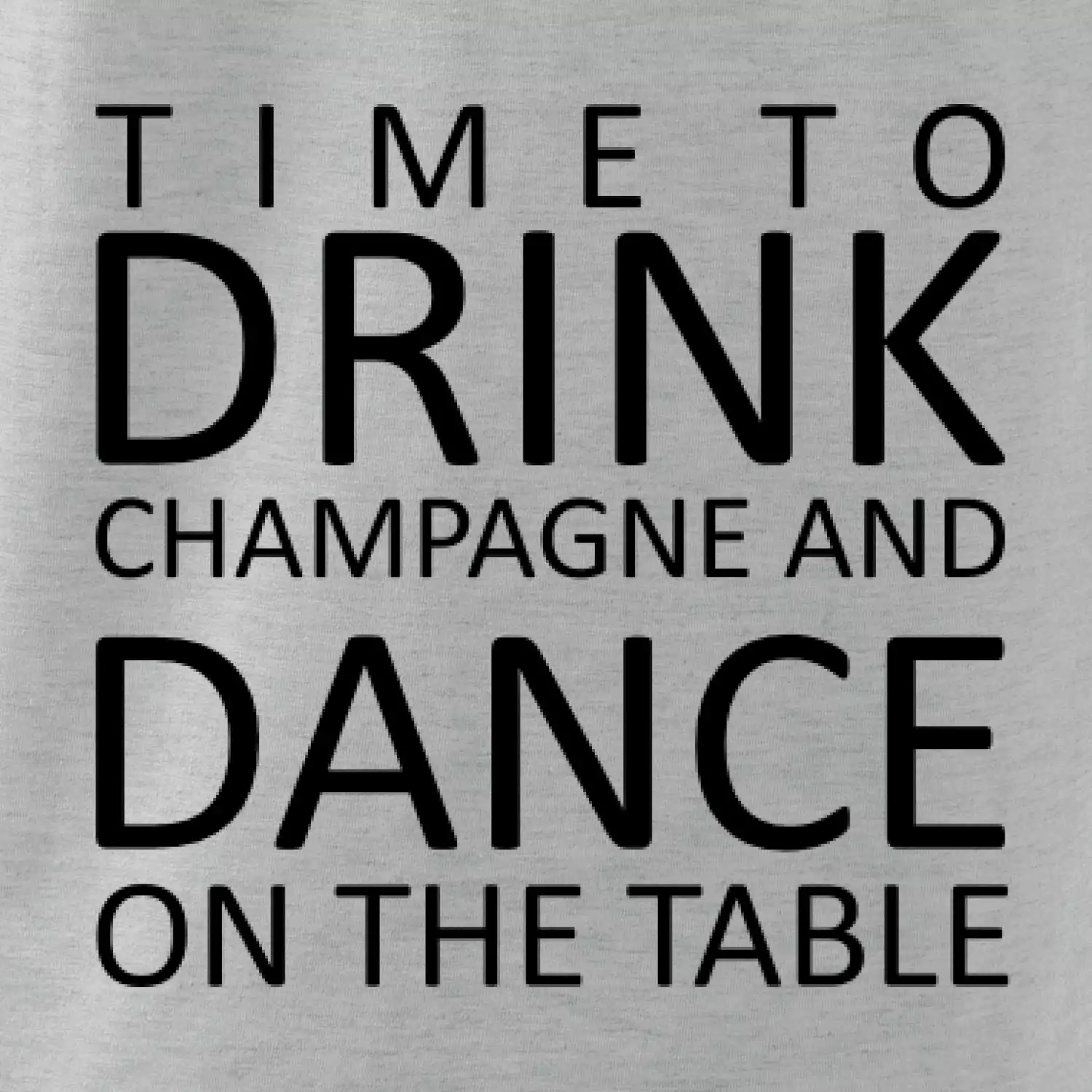 Time to drink Champagne