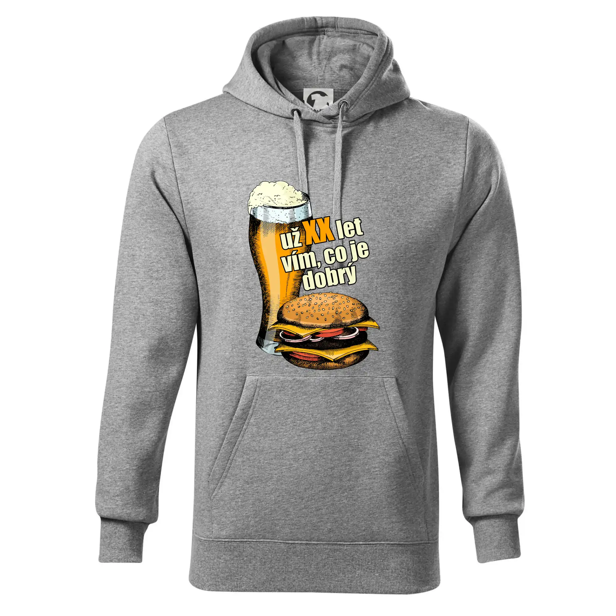 Pivo a burger vím co je dobrý