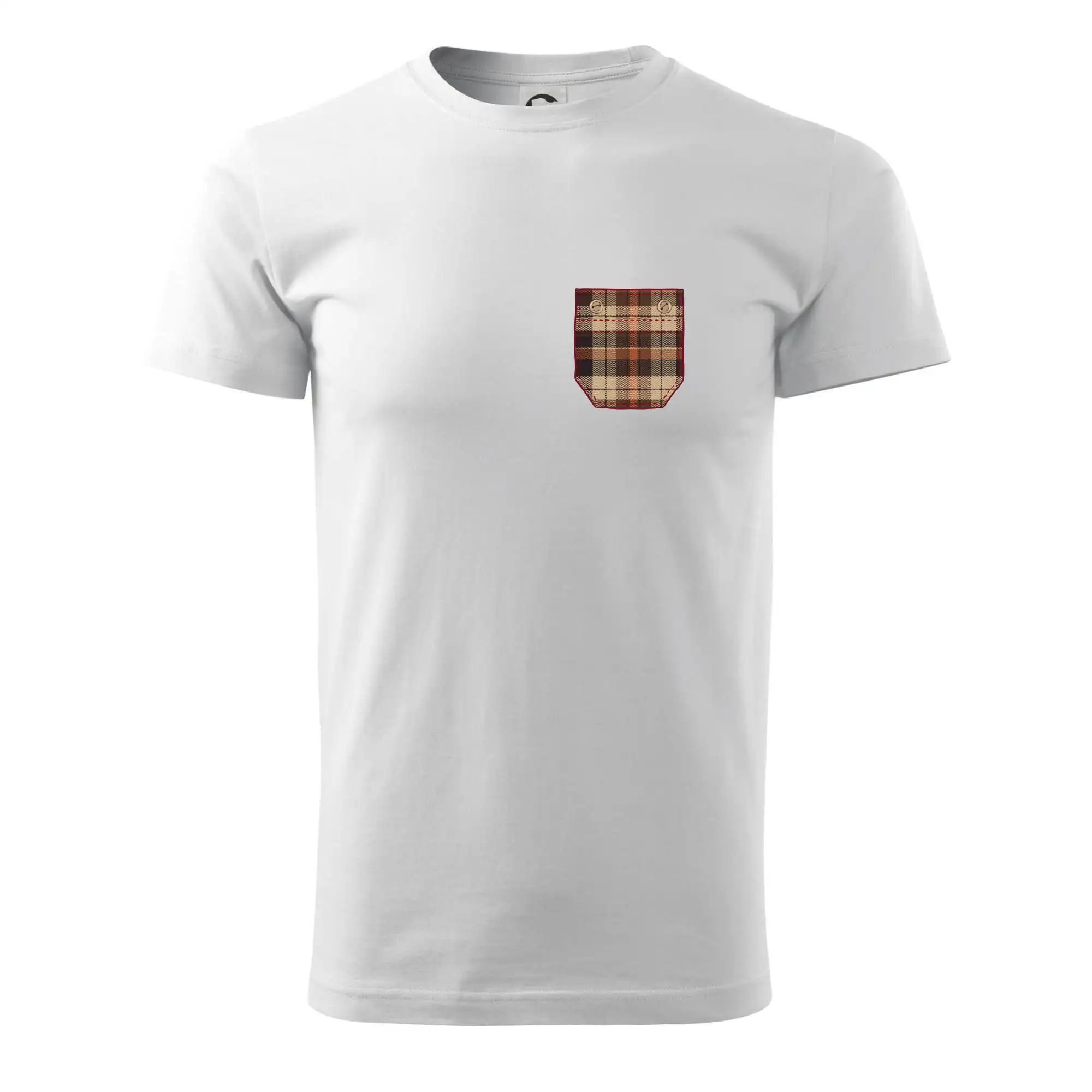 Flanelové triko hnědé