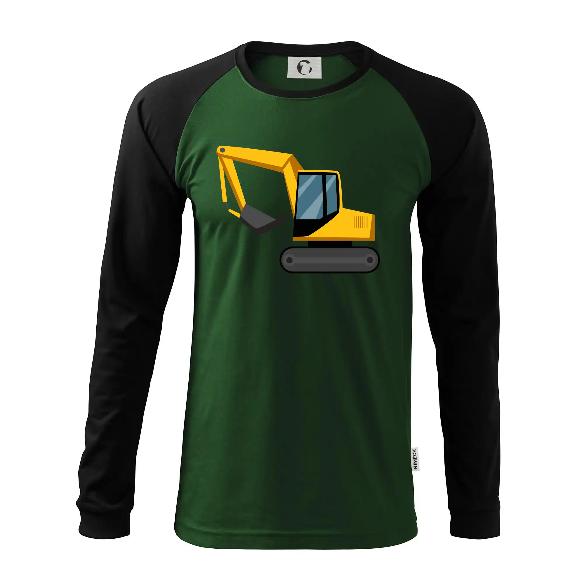 Bagr bez nápisu  z boku