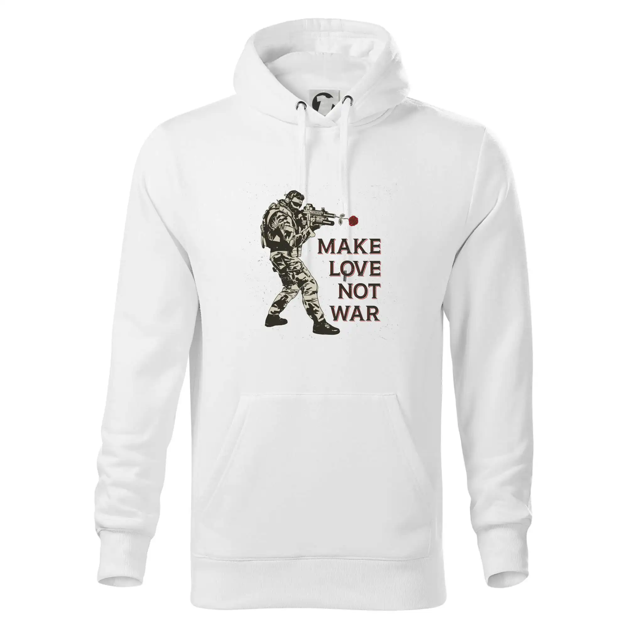 Růže ve zbrani, make love not war