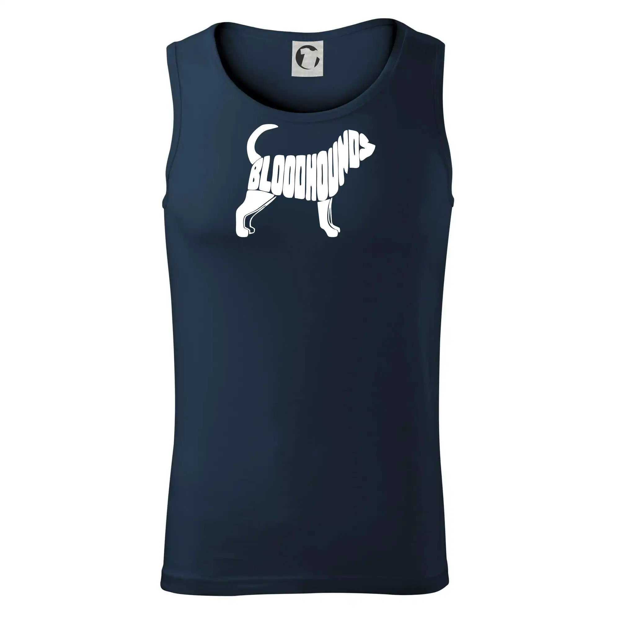 Bloodhound nápis v těle