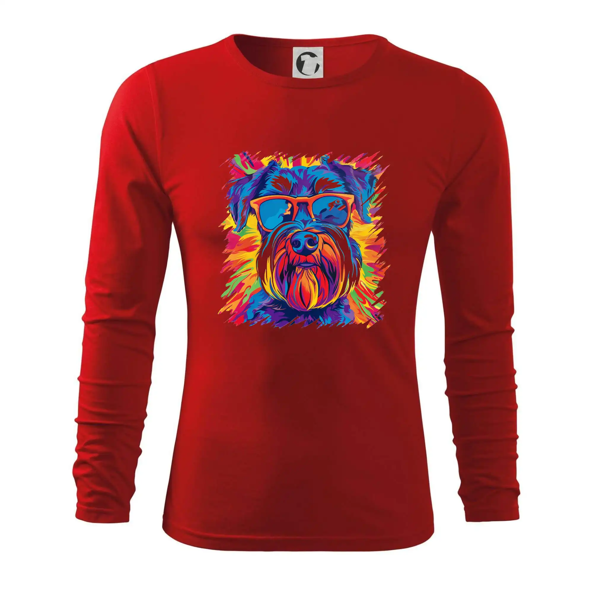 Knírač barevný styl 70s