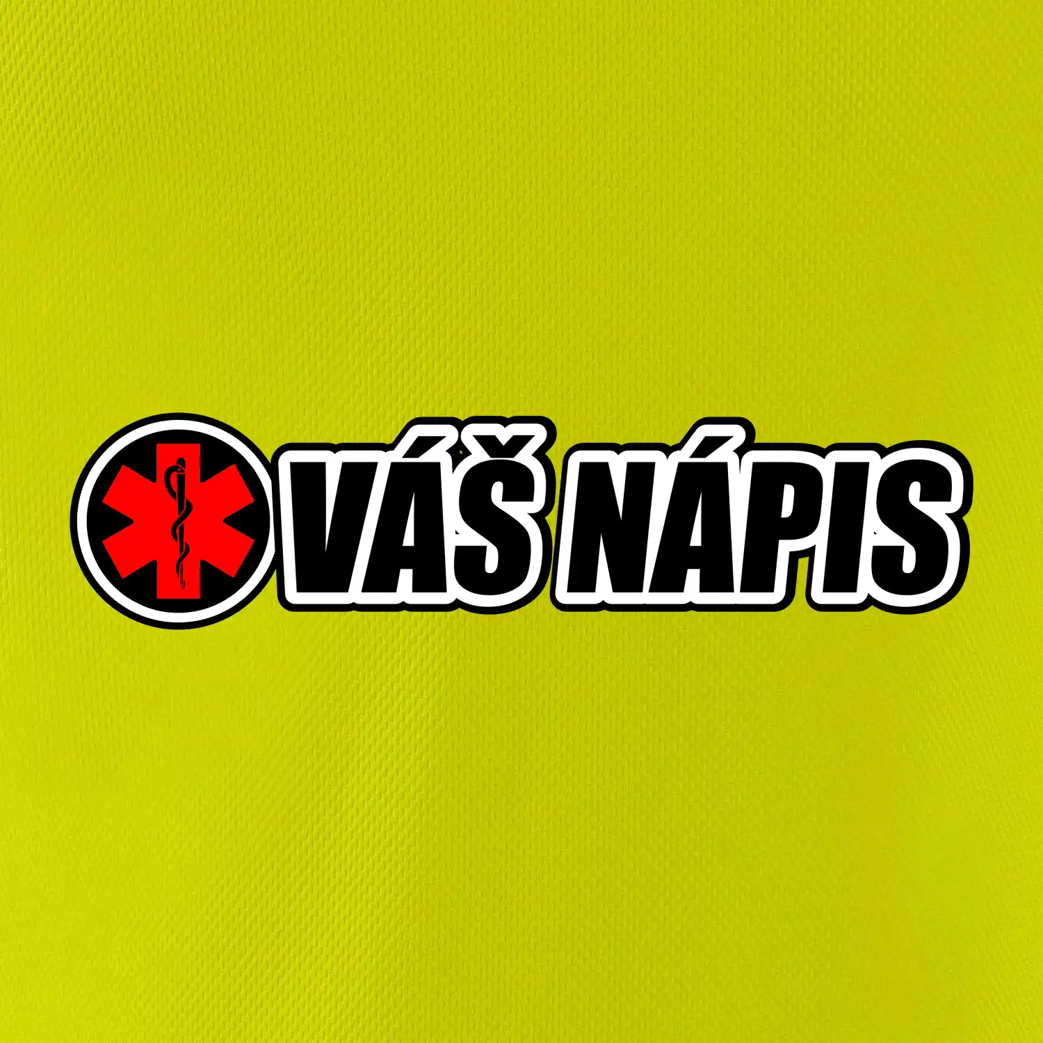 Kulatý kříž - tvůj nápis