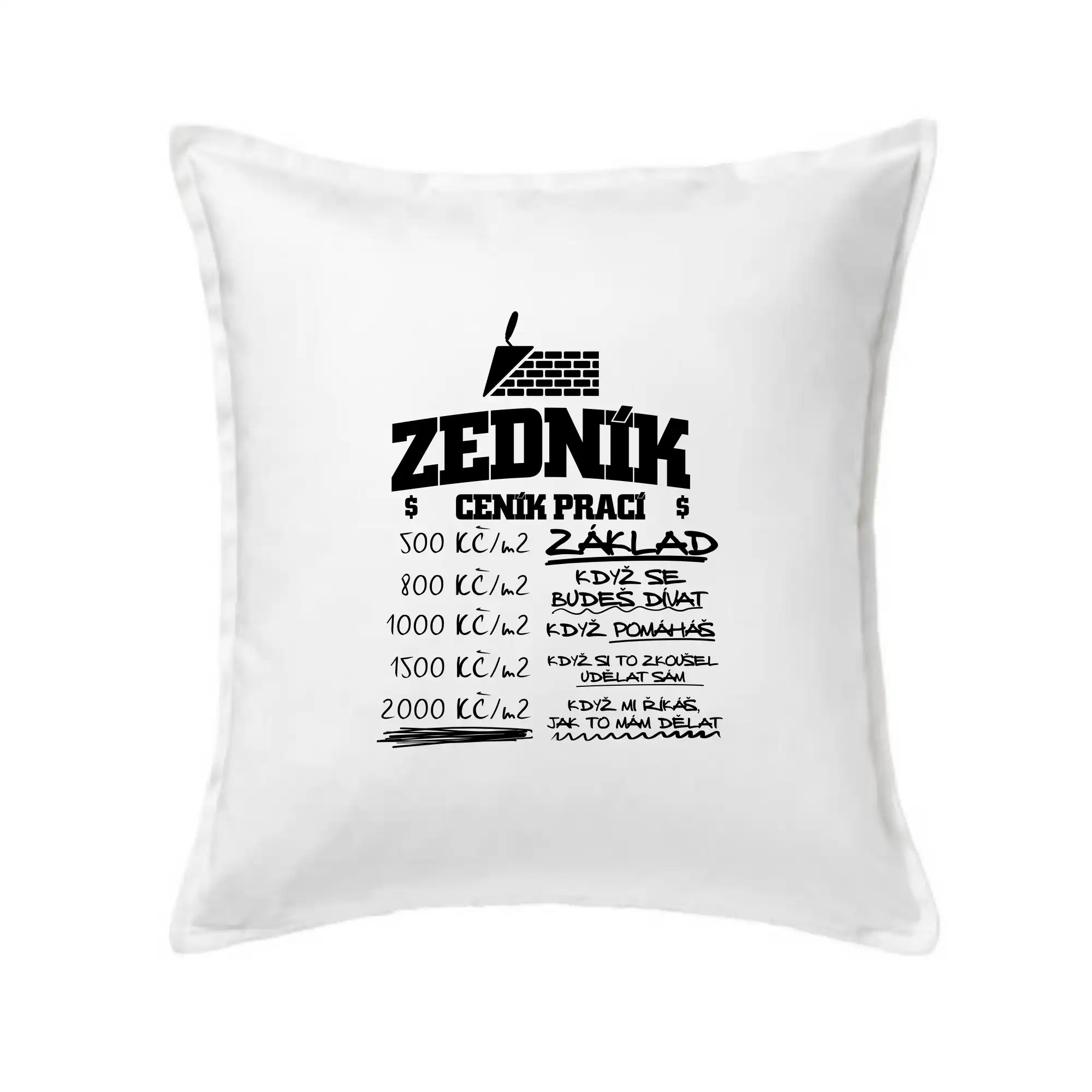 Ceník zedníka - cena za metr