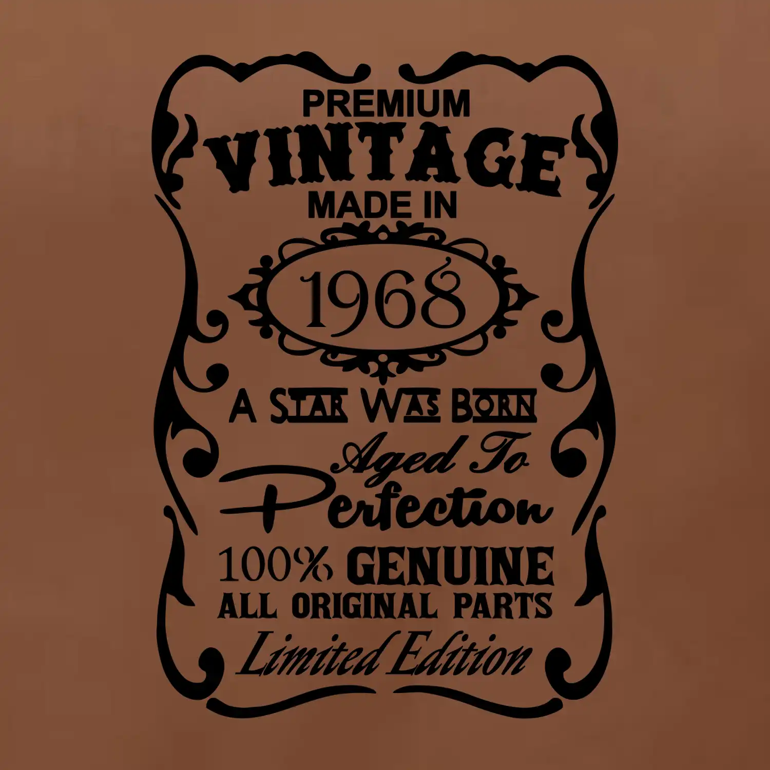 Vintage Etiketa - 1968