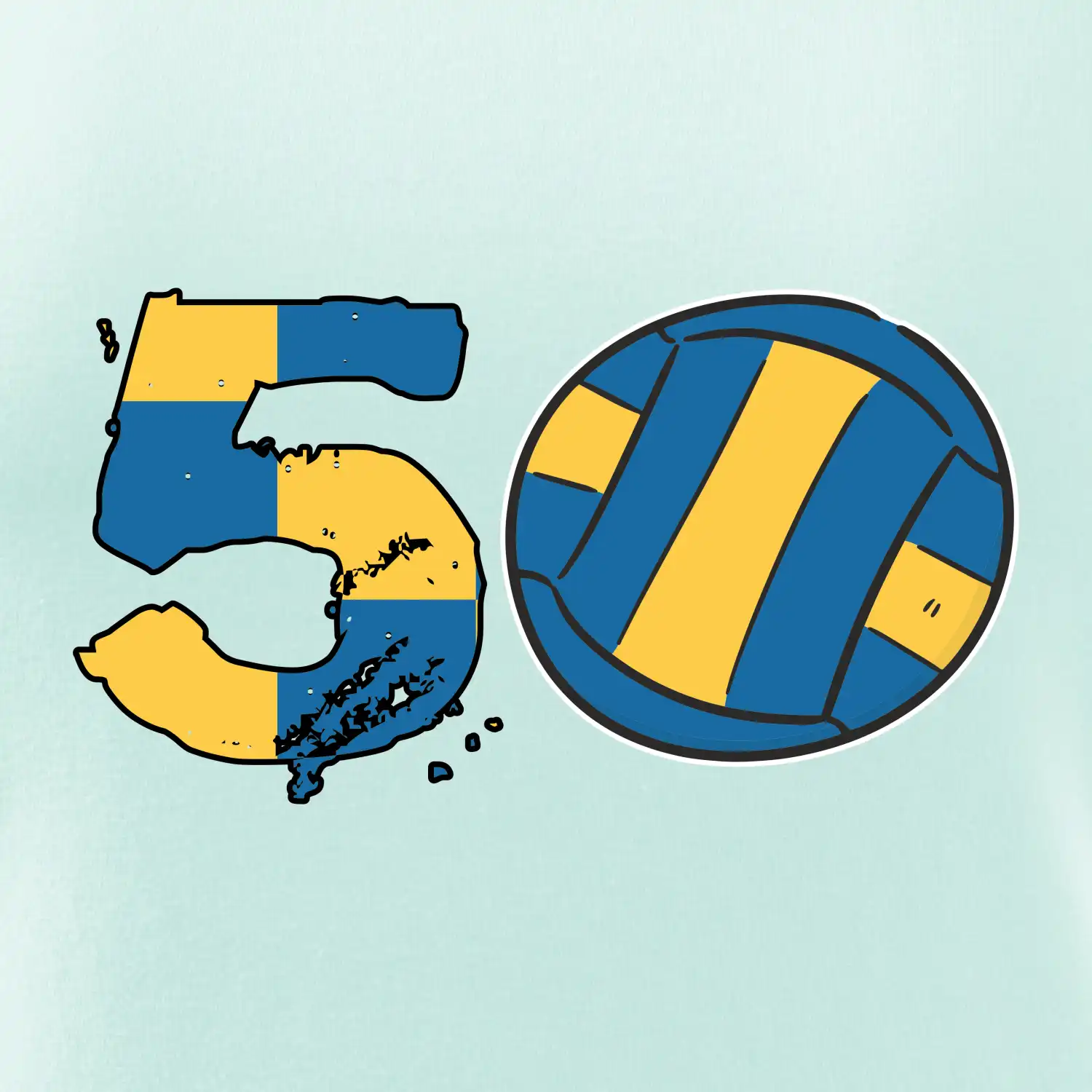 Volejbal kulaté narozeniny 50