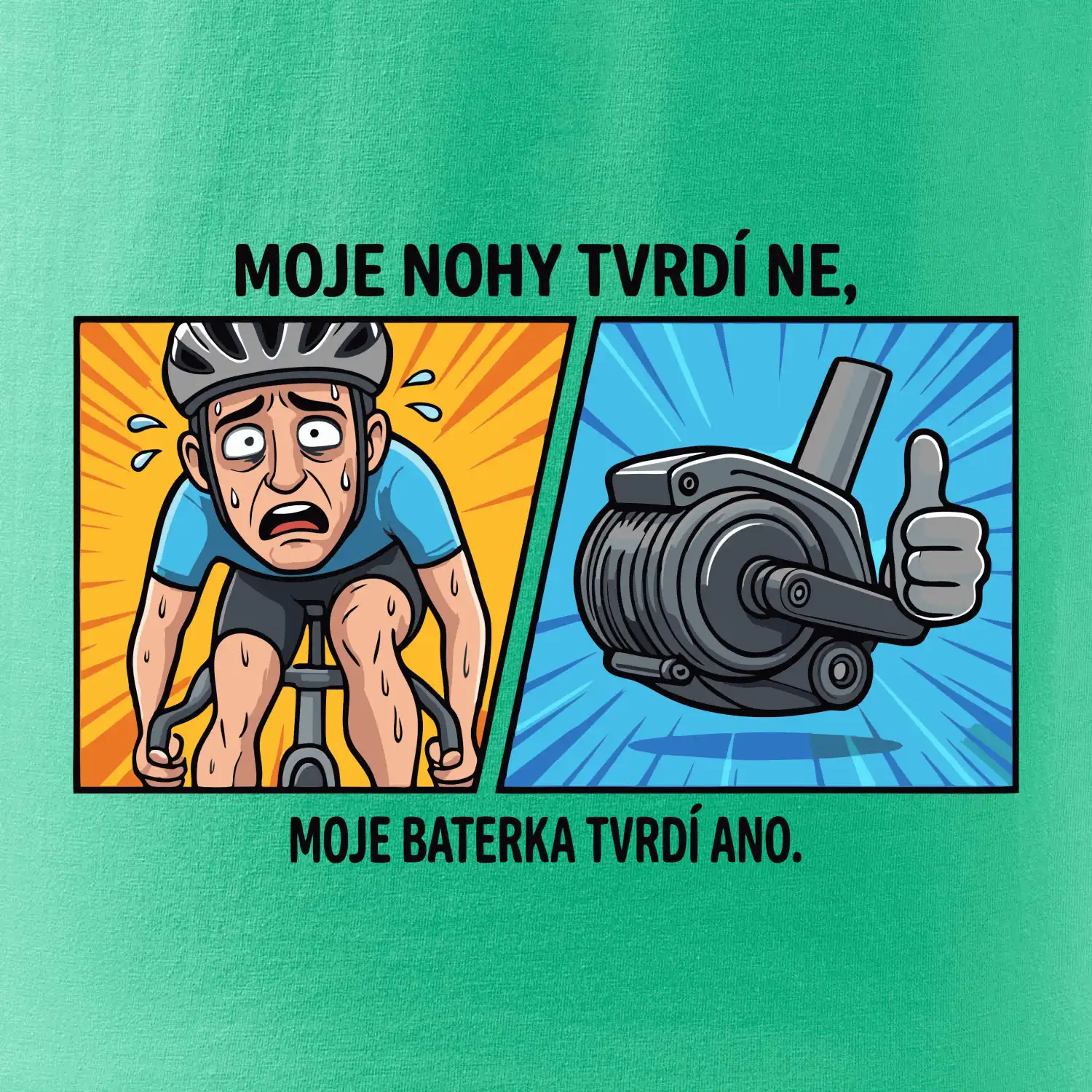 Moje nohy tvrdí NE, moje baterka tvrdí ANO