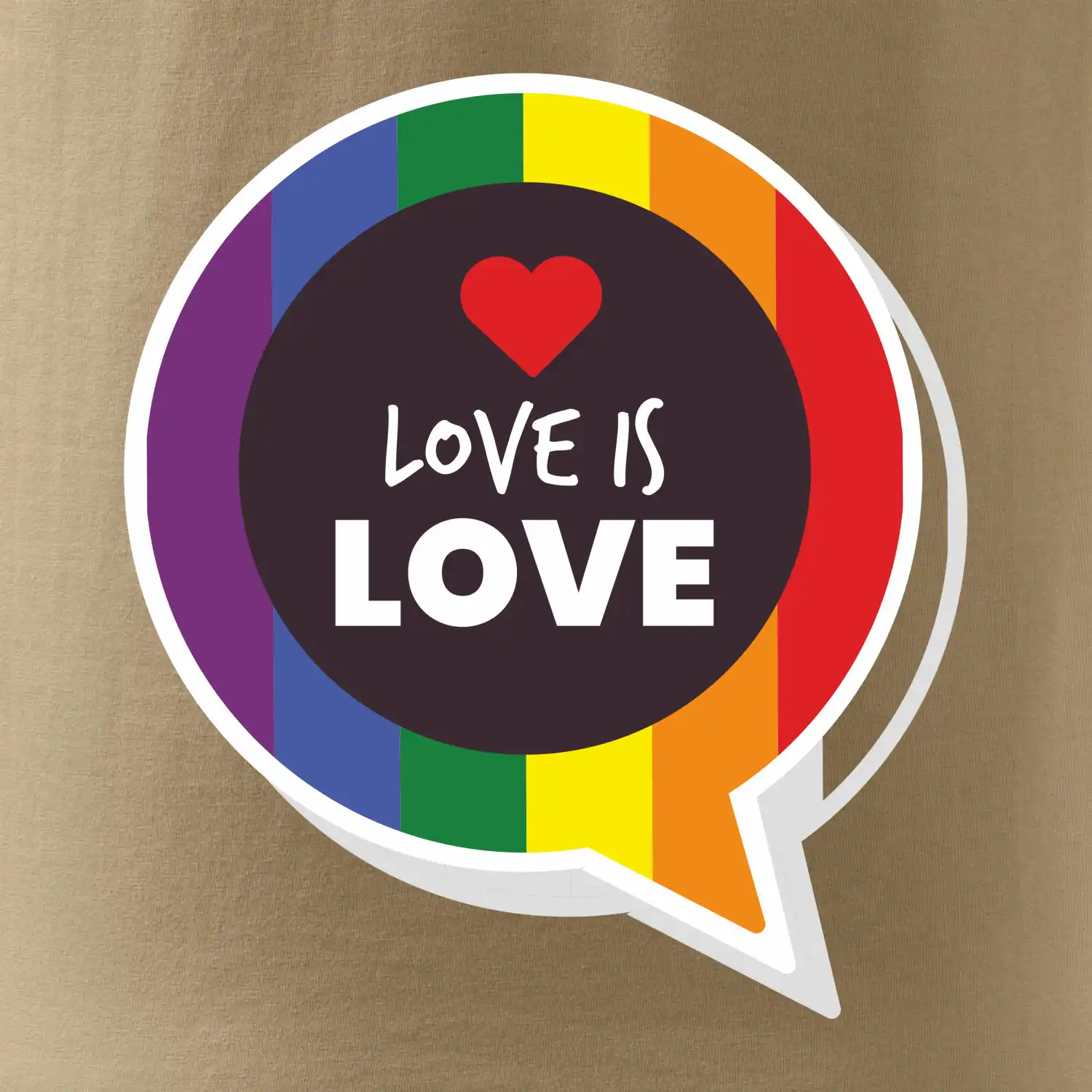 Love is love bublina