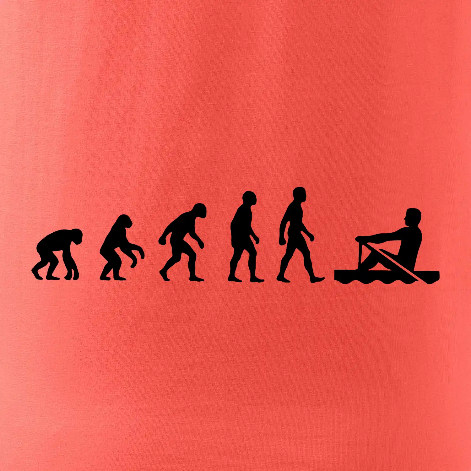 Evoluce veslování 1 človek