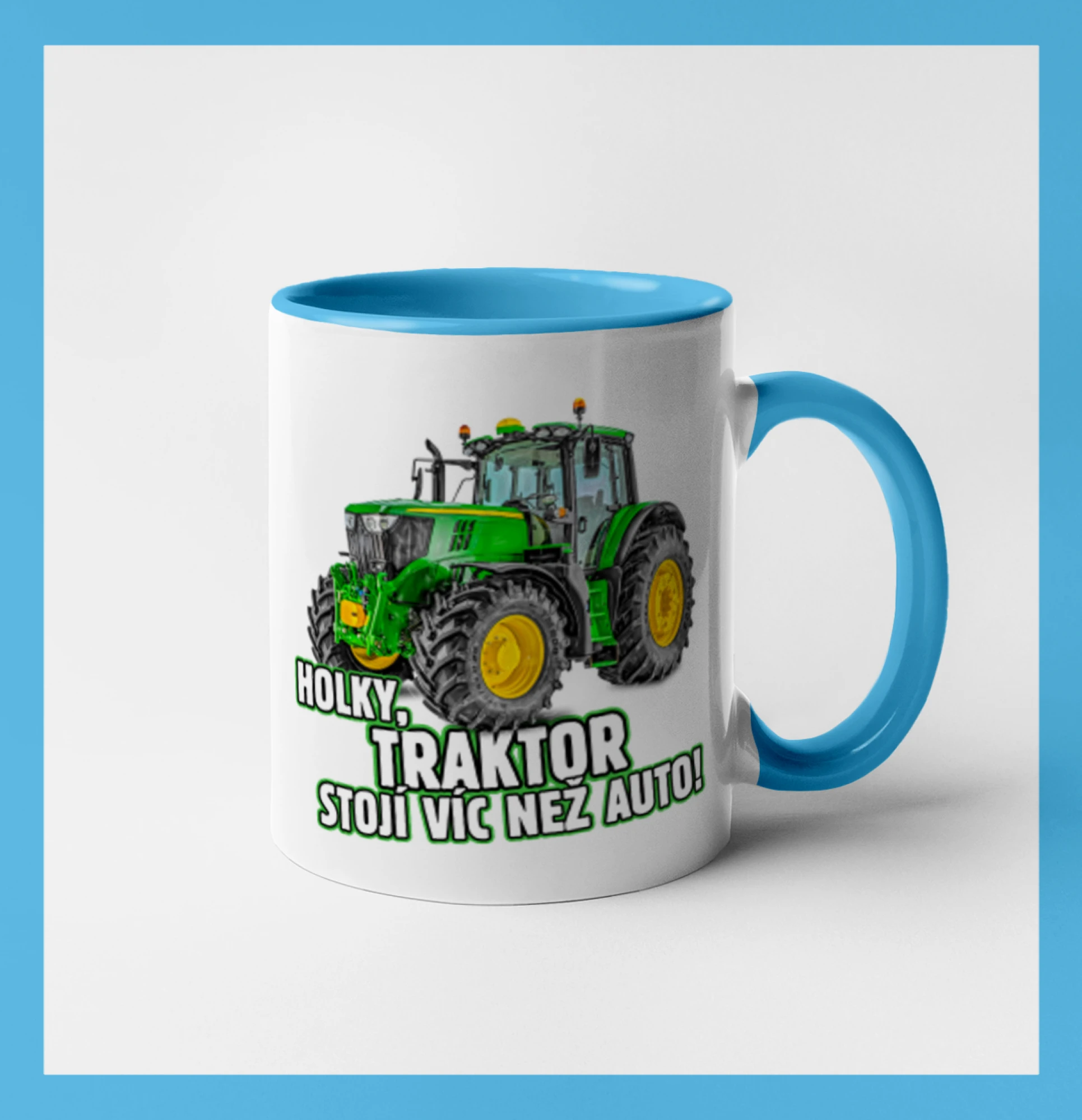 Holky, traktor stojí víc než auto