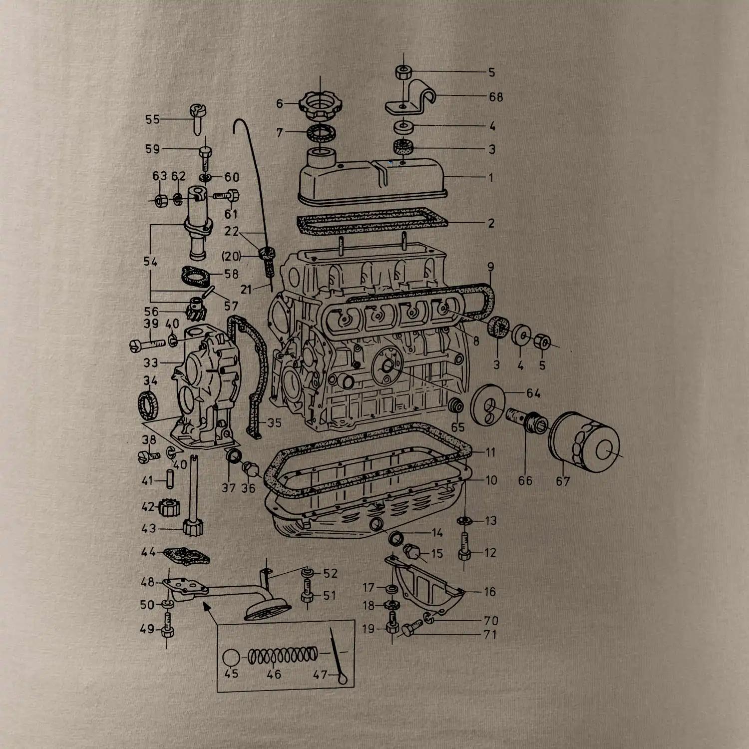 Motor škoda 105-136