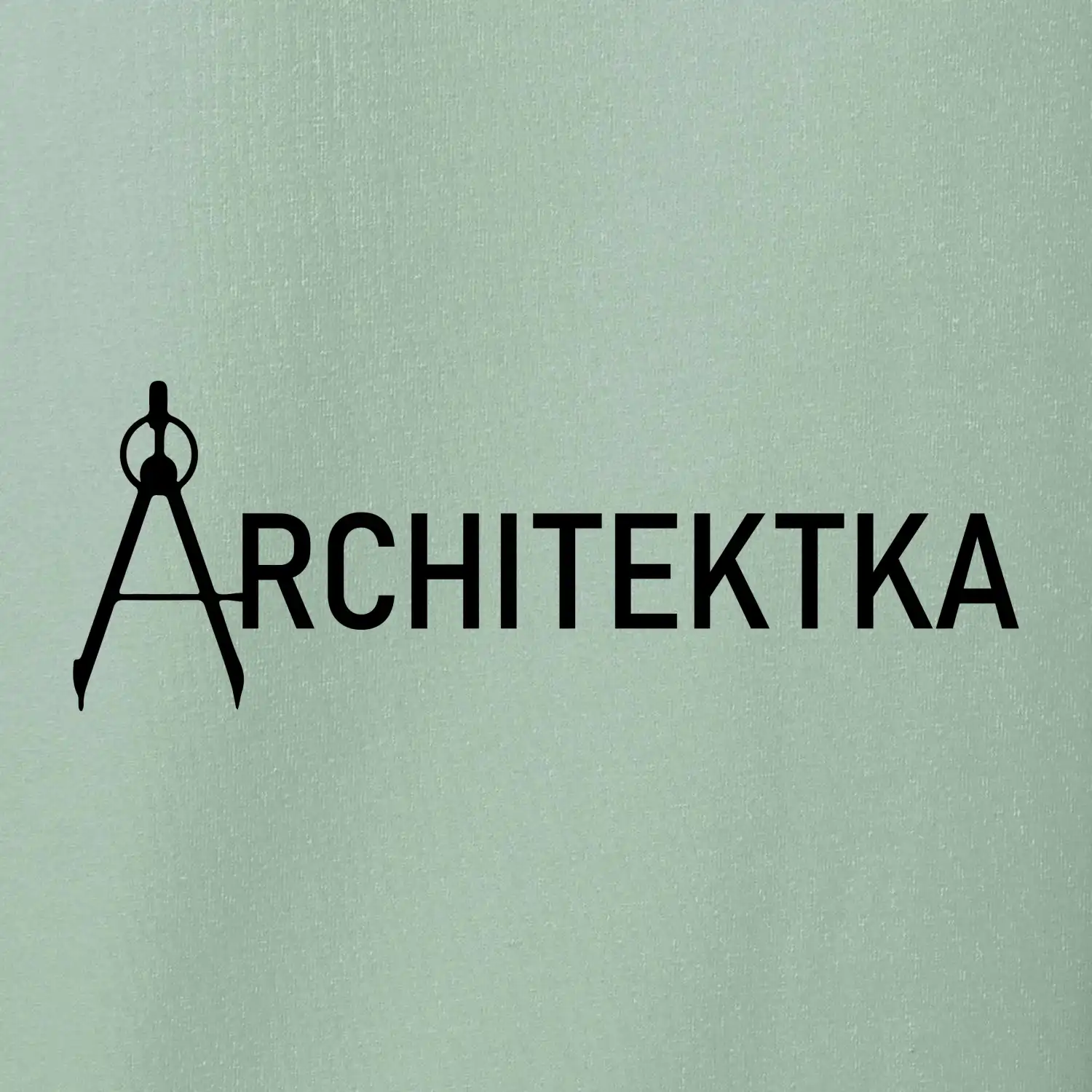 Architektka nápis