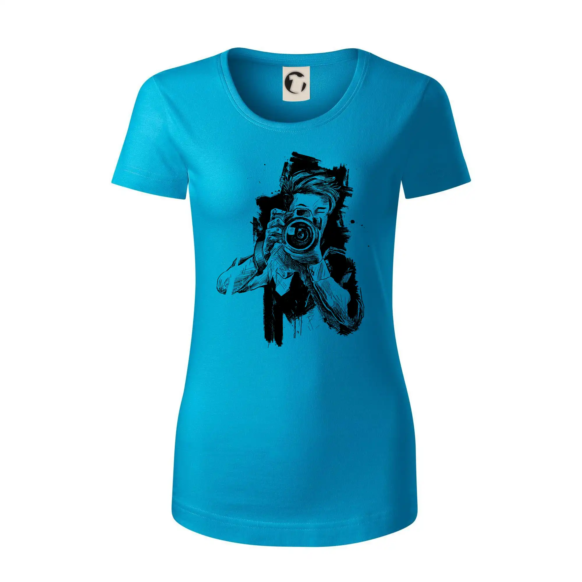 Fotograf kreslený tužkou