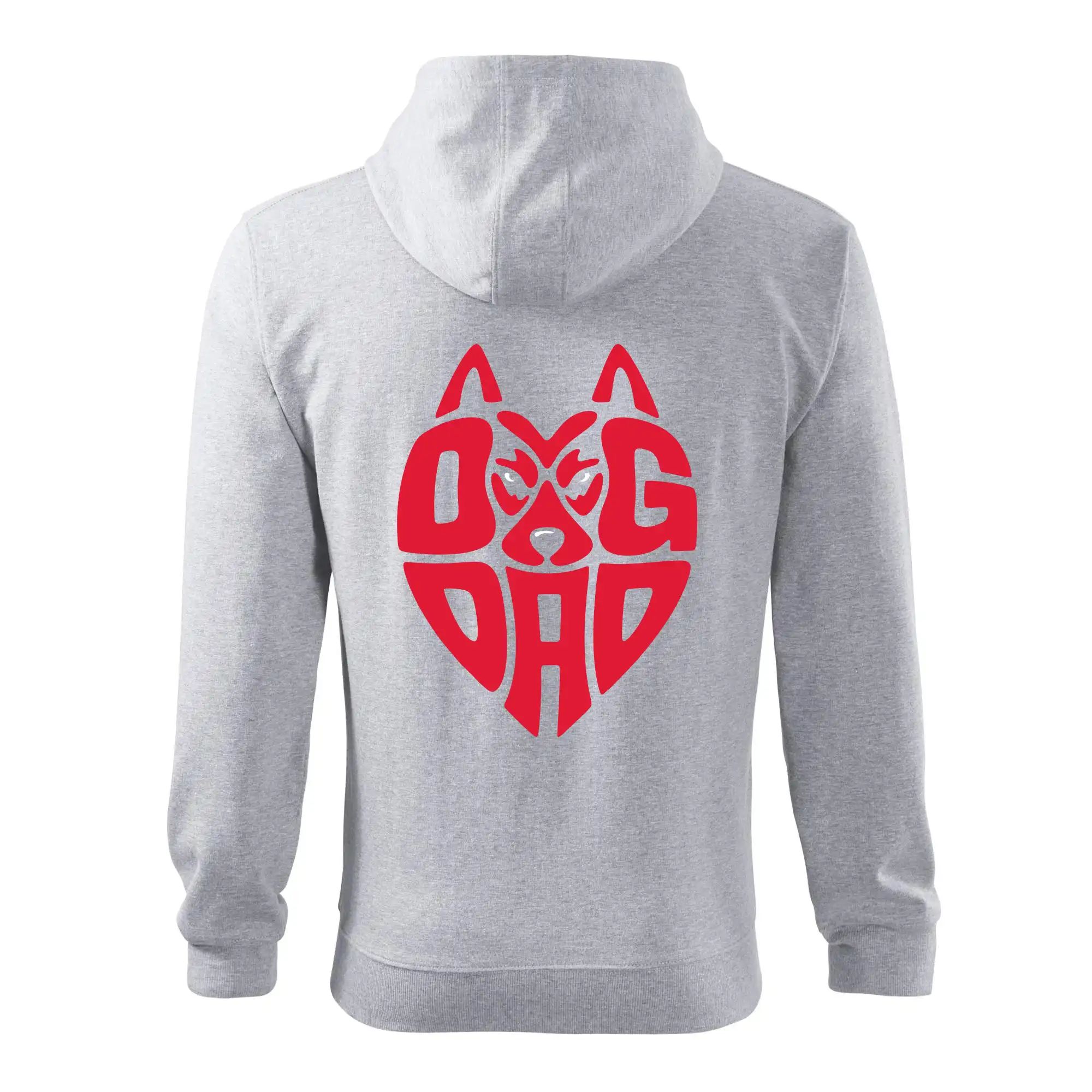 Dog dad nápis v hlavě
