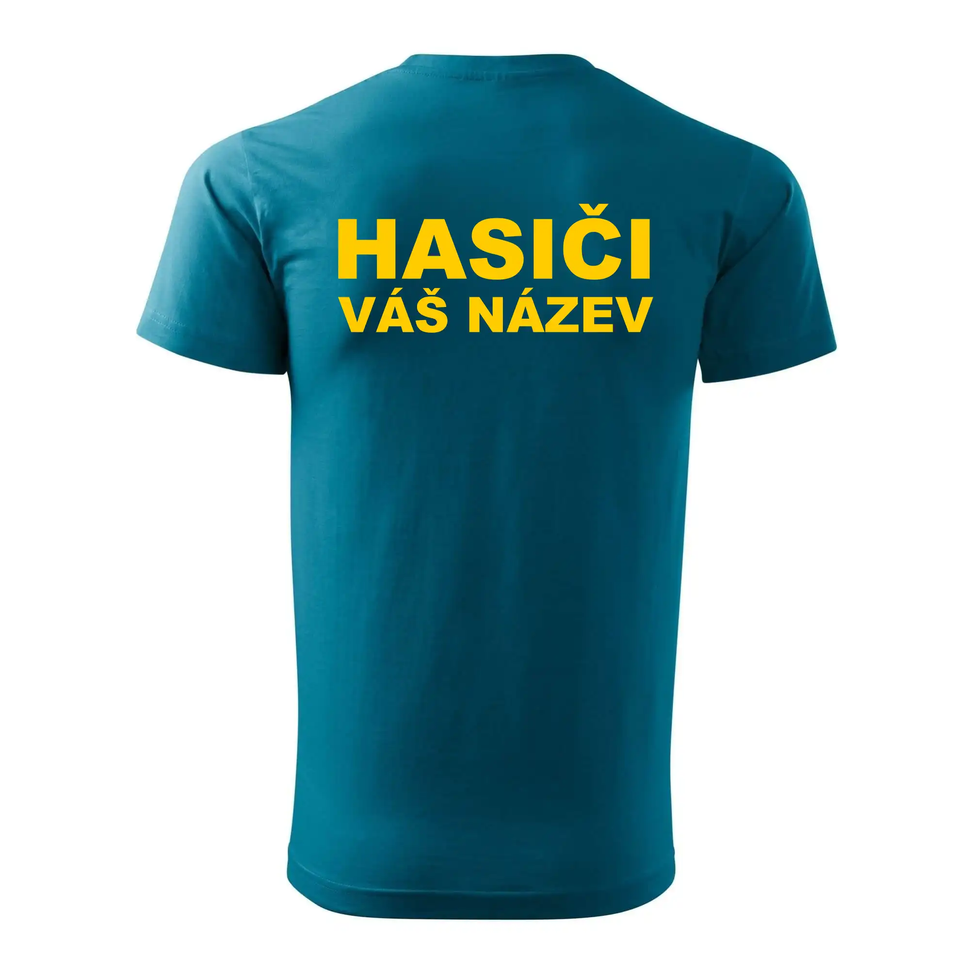 Hasiči - žlutý nápis - váš název sboru