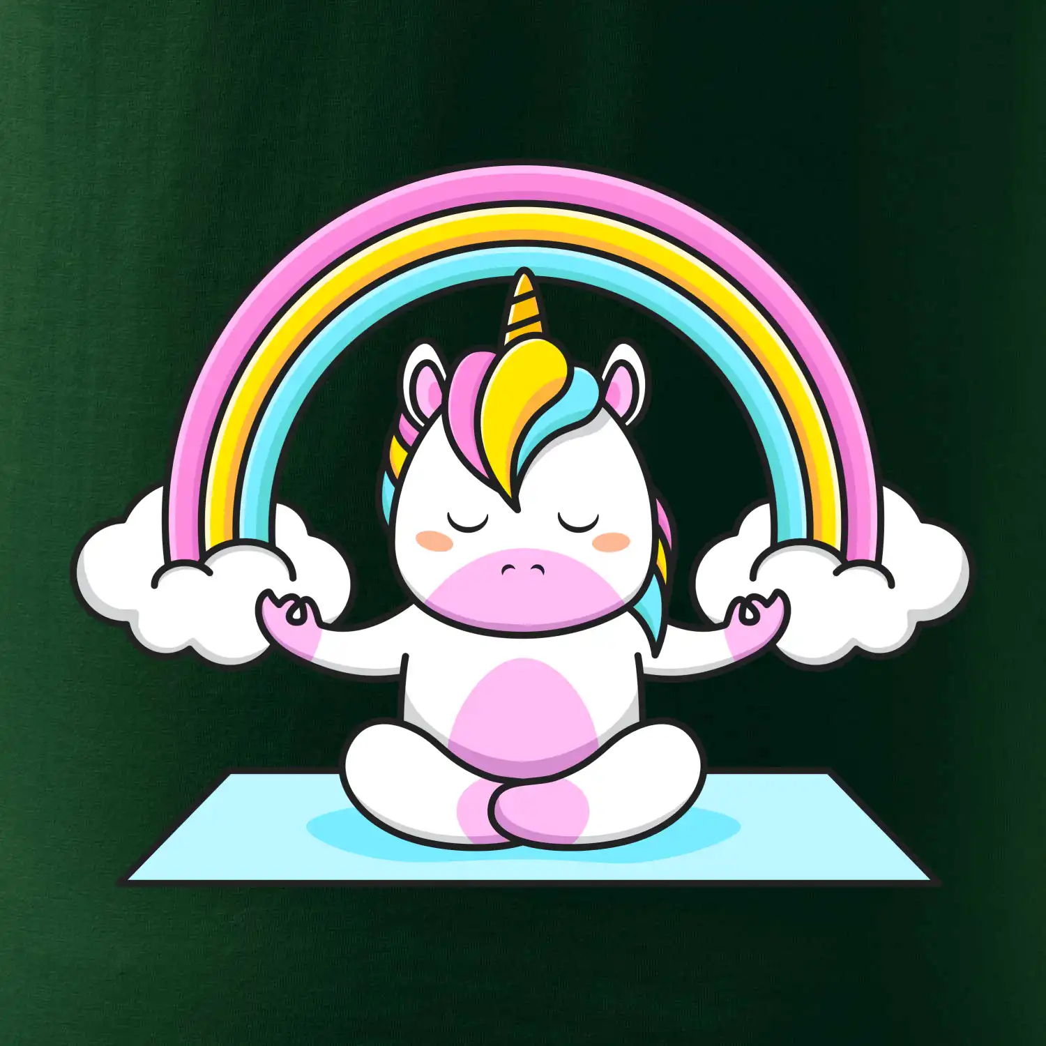 Yoga jednorožec - duha