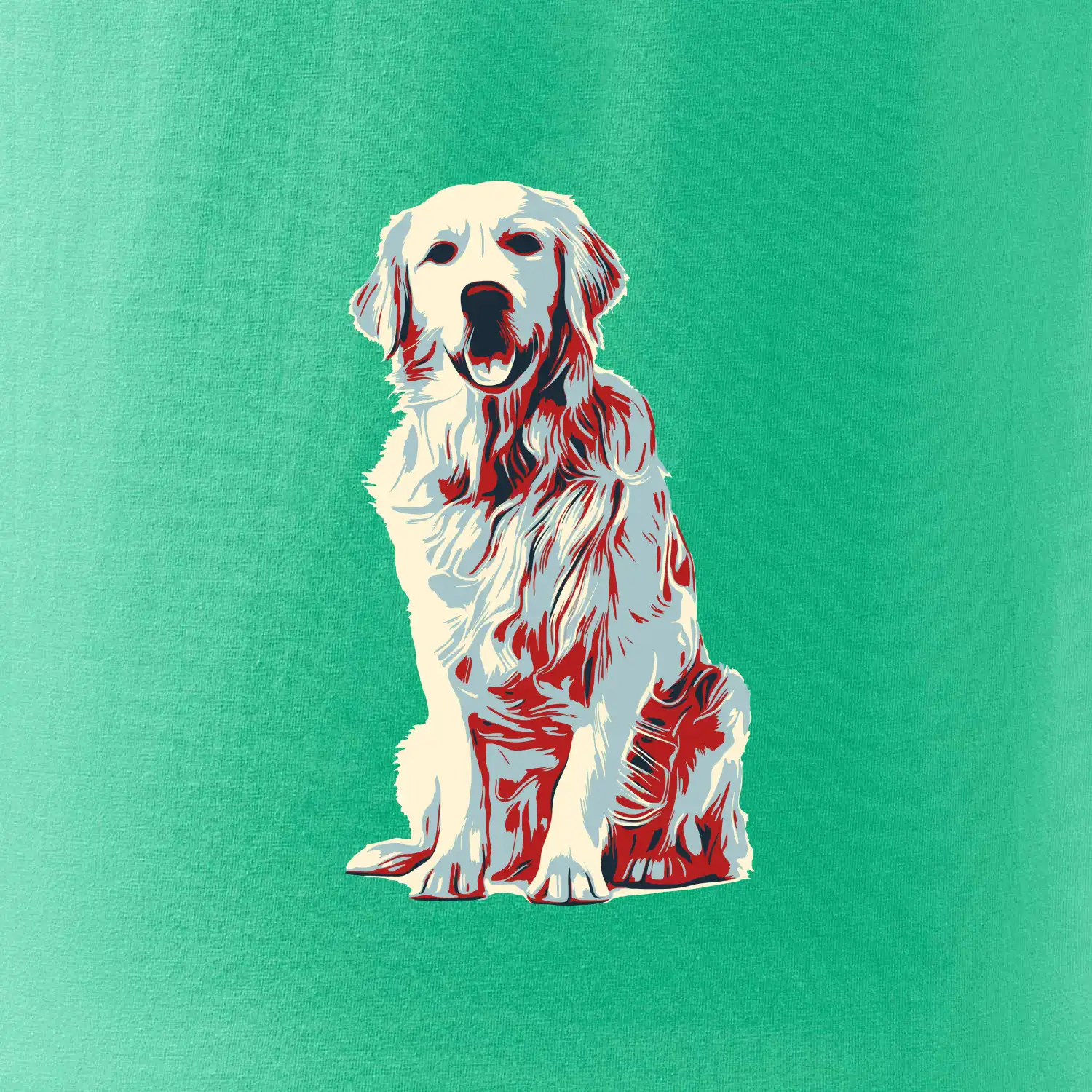 Zlatý retriever vintage