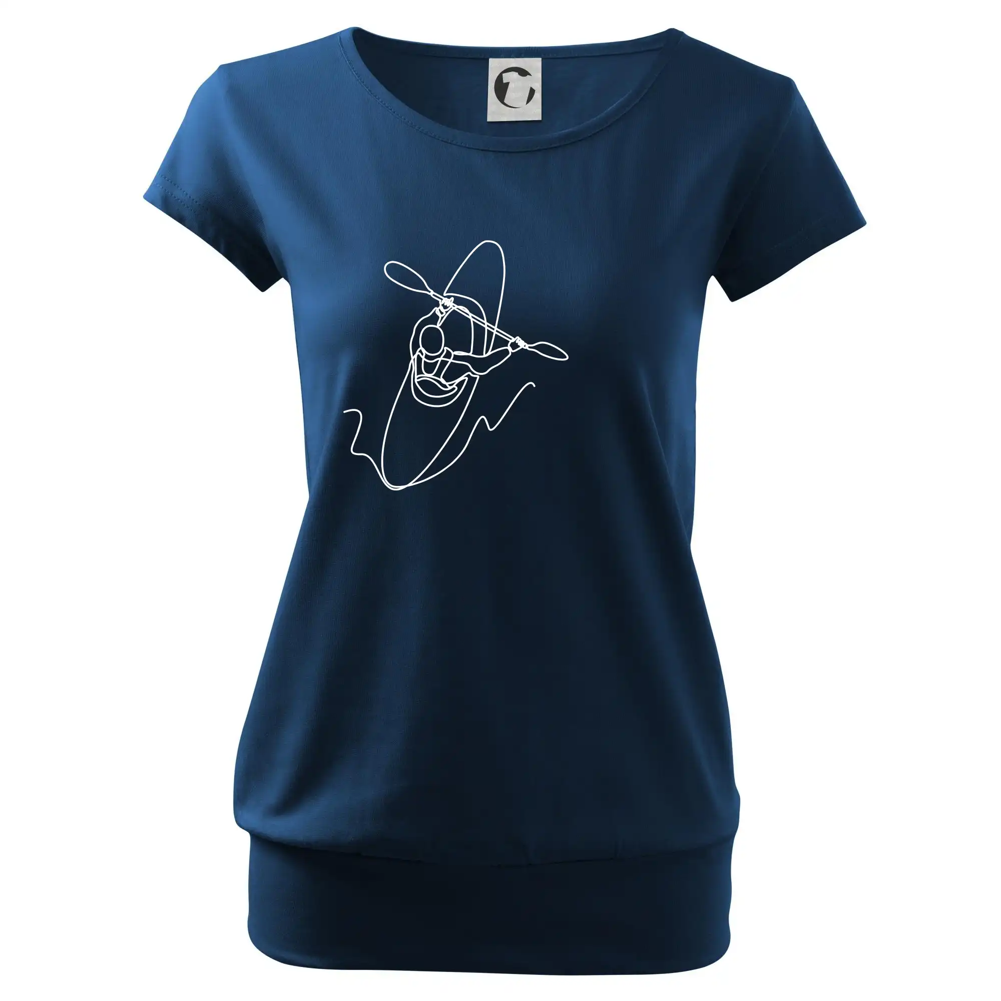 Kajak  ze shora jedním tahem