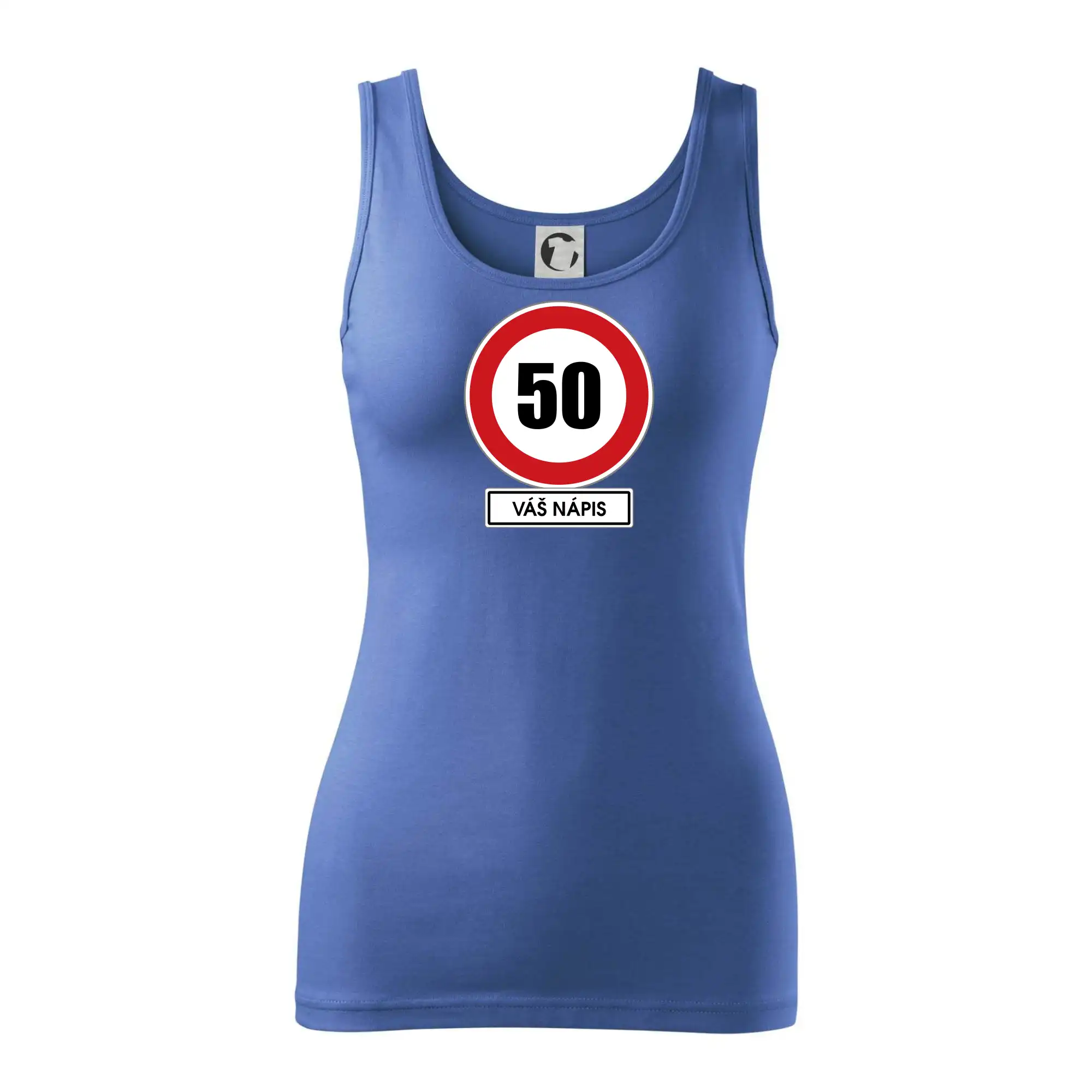 Dopravní značka - rychlost 50 - váš nápis