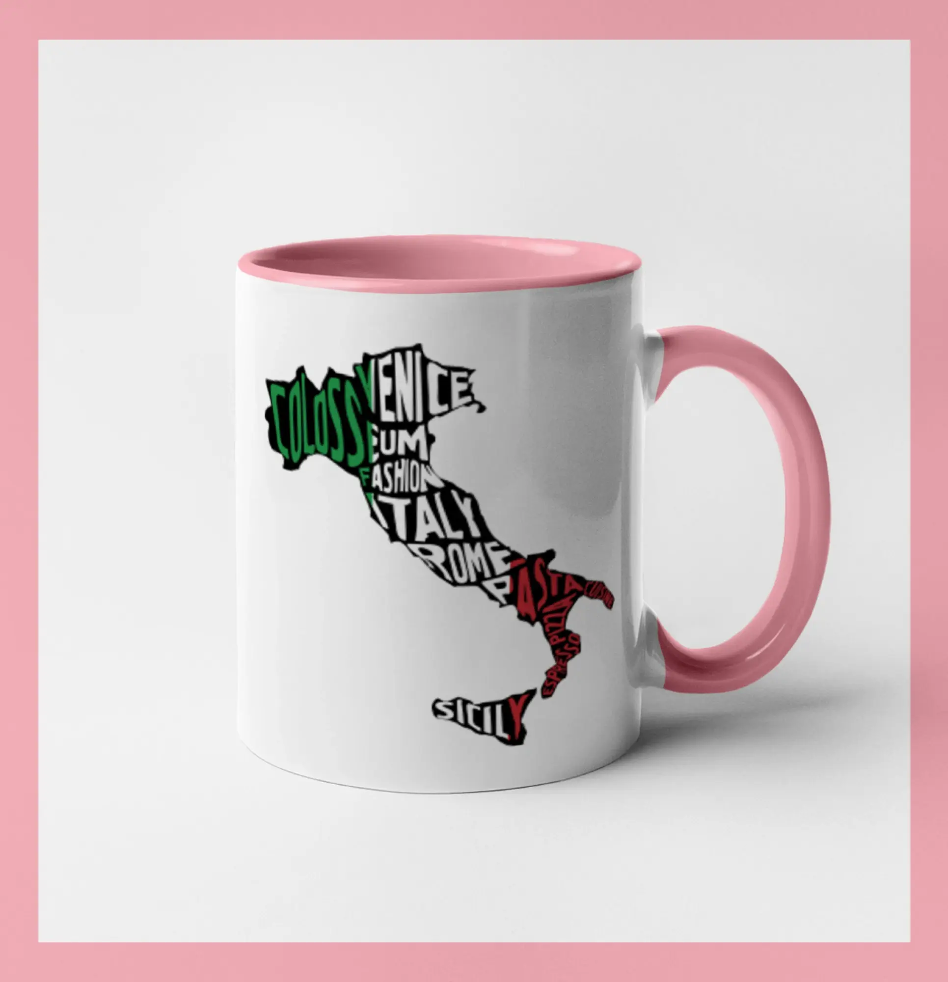 Mapy - názvy měst - Italie