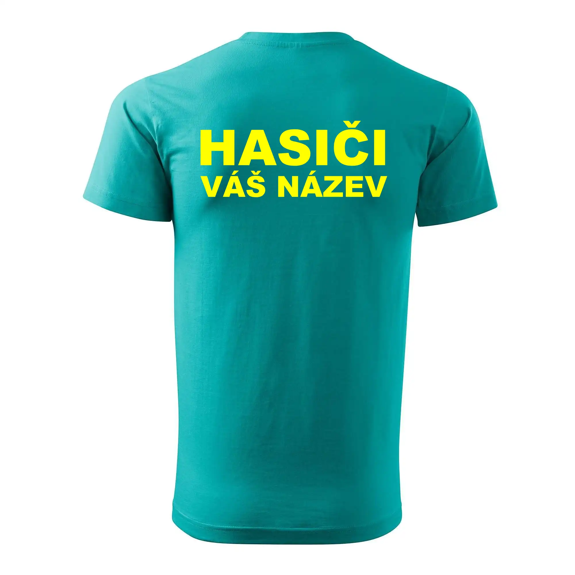 Hasiči - žlutý nápis - váš název sboru