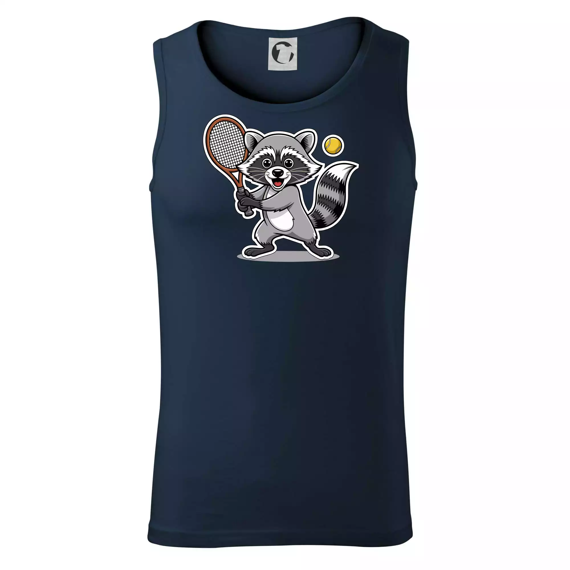 Mýval hraje tenis kreslený