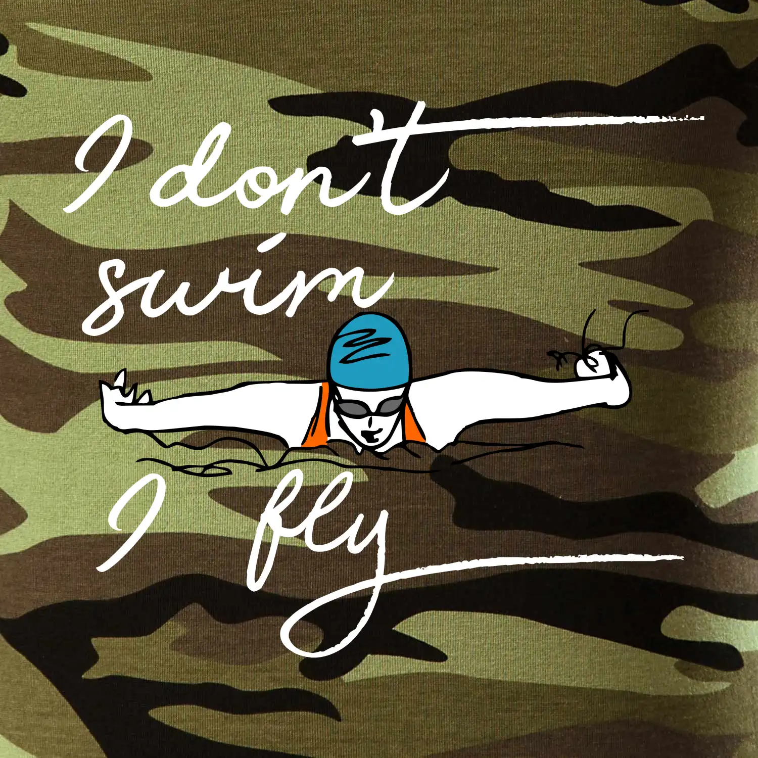 I don't swim i fly