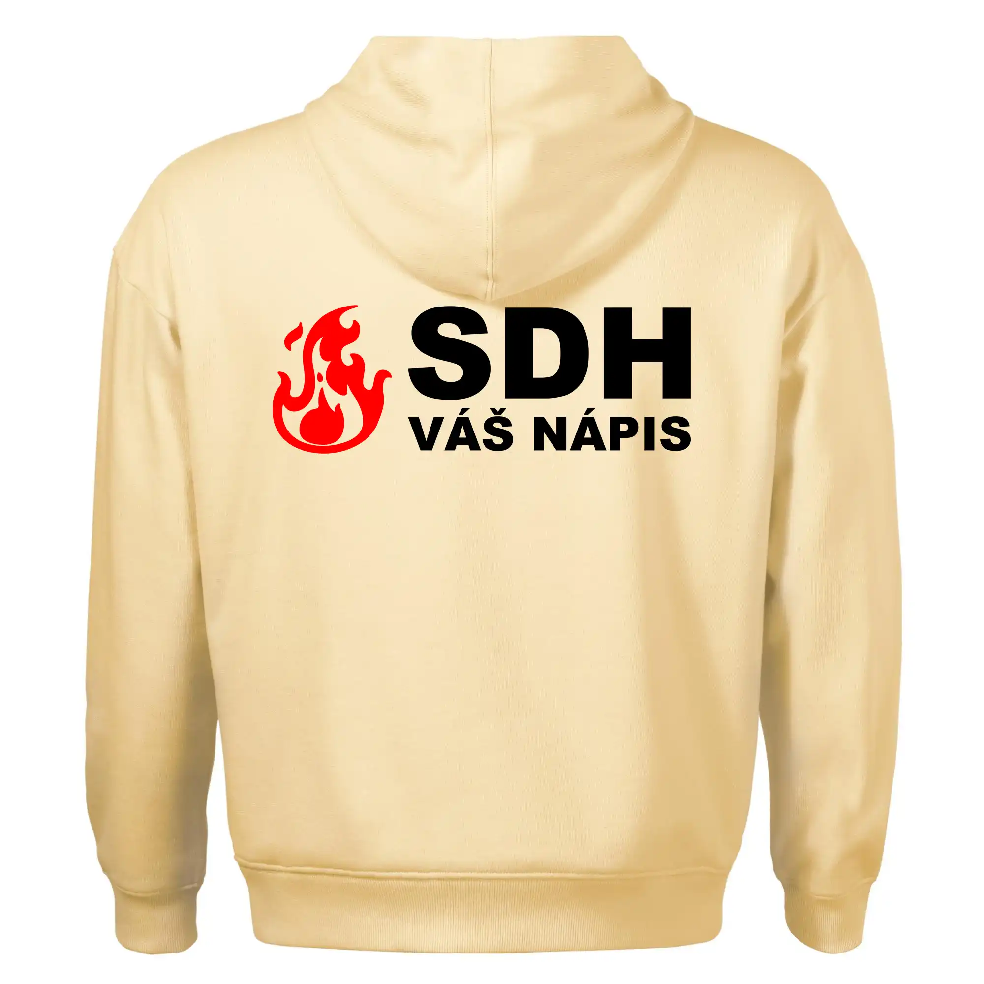 SDH nápis (oheň, firesport, název sboru - vlastní nápis)