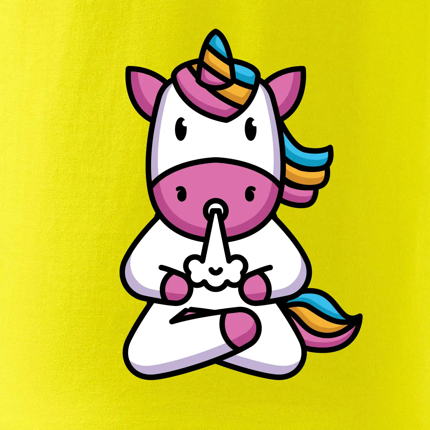 Yoga funící jednorožec