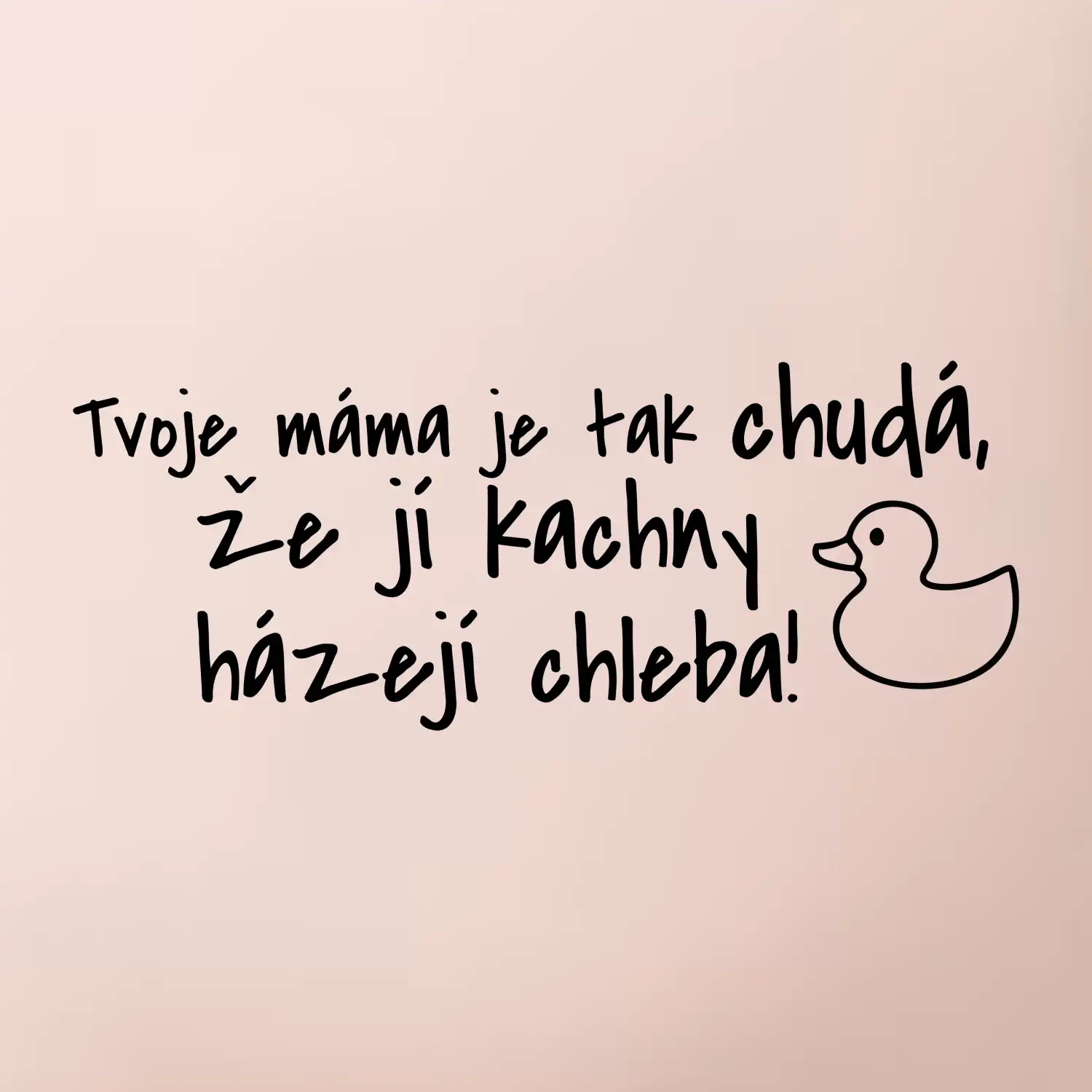 Tvoje mama je tak chudá - kachny