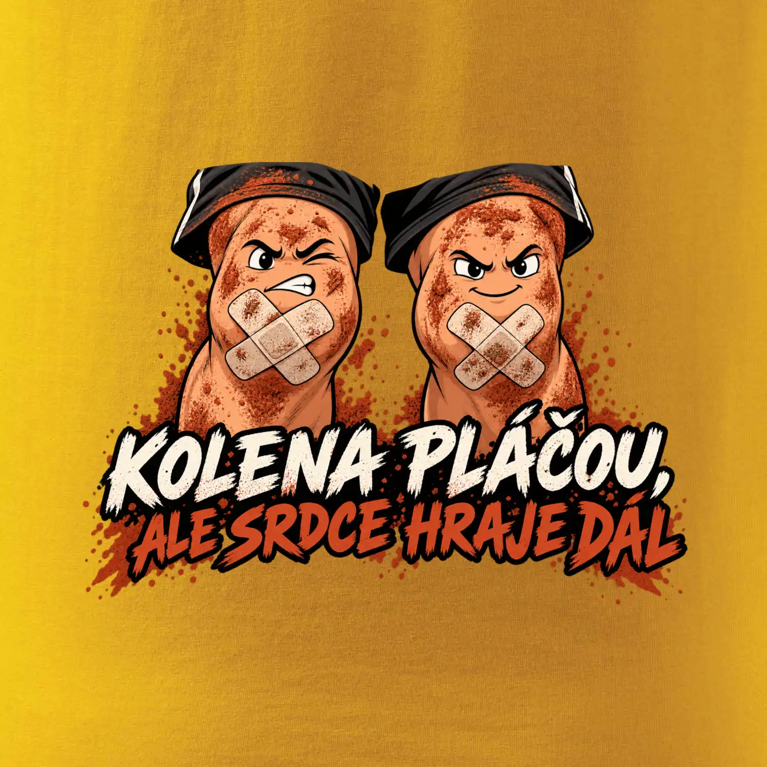 Nohejbal kolena pláčou srdce hraje