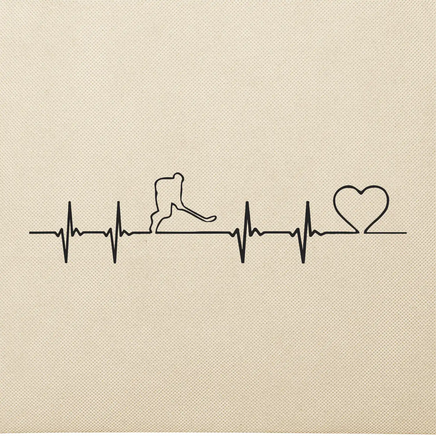 Hokejový hráč EKG