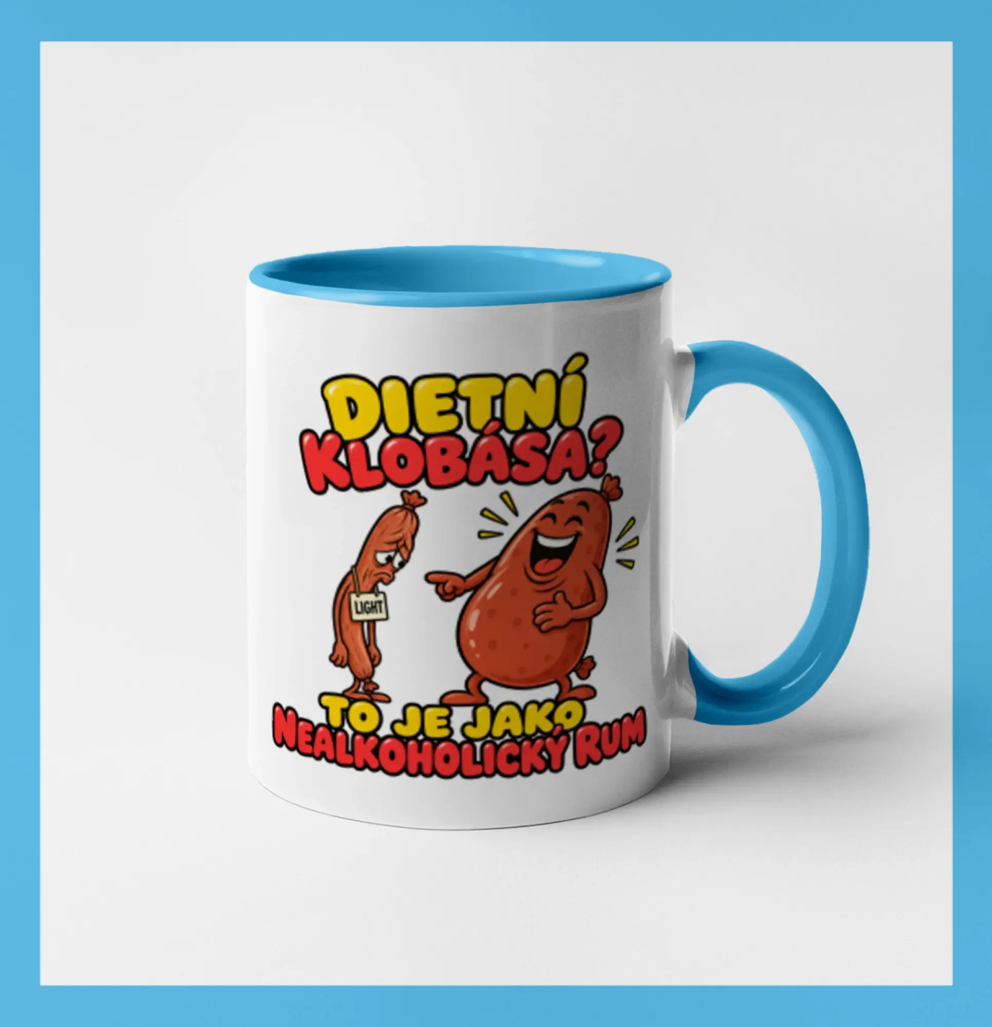 Dietní klobása jako nealkoholický rum